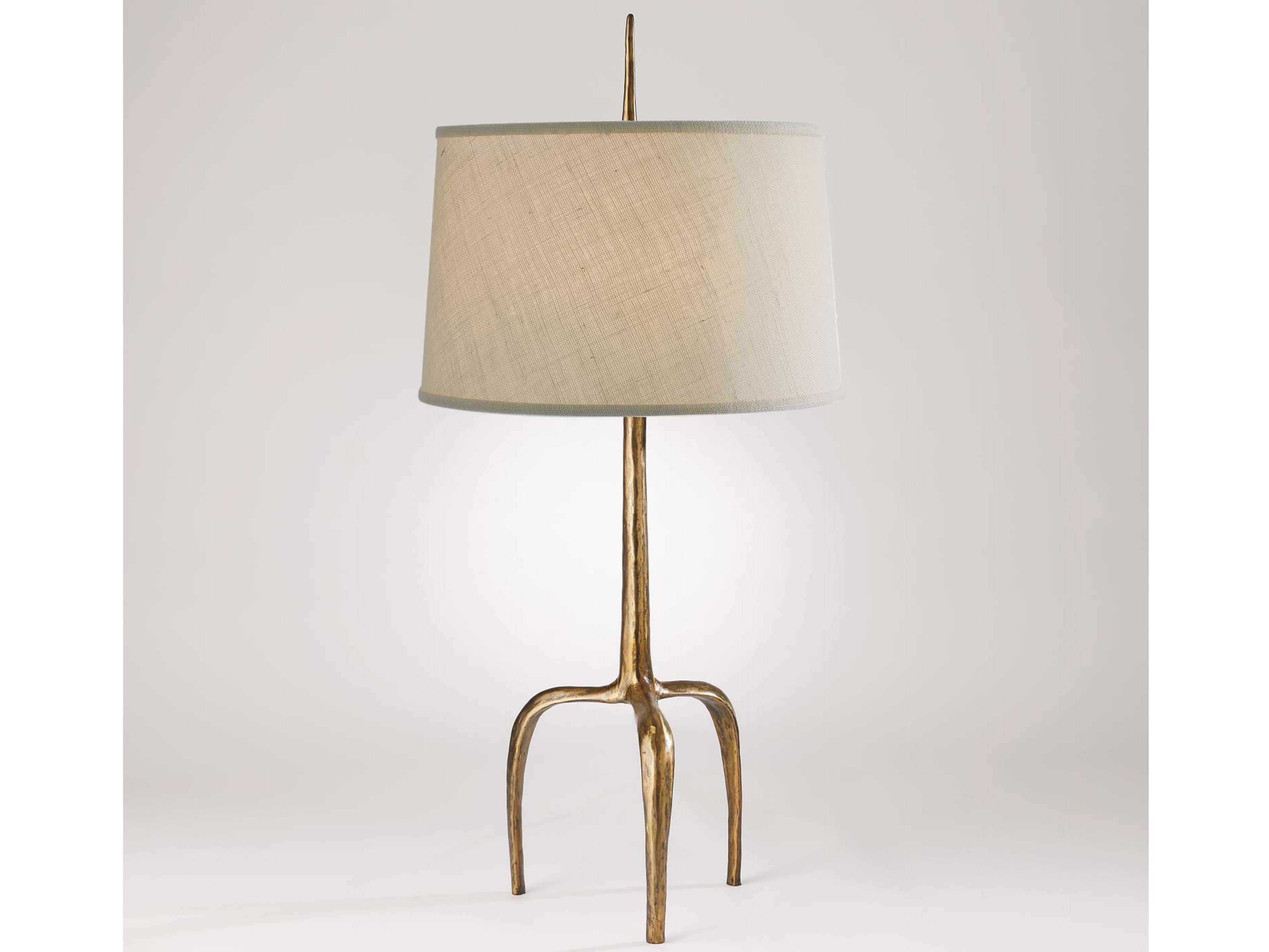 Gold Leaf Buffet Lamp
