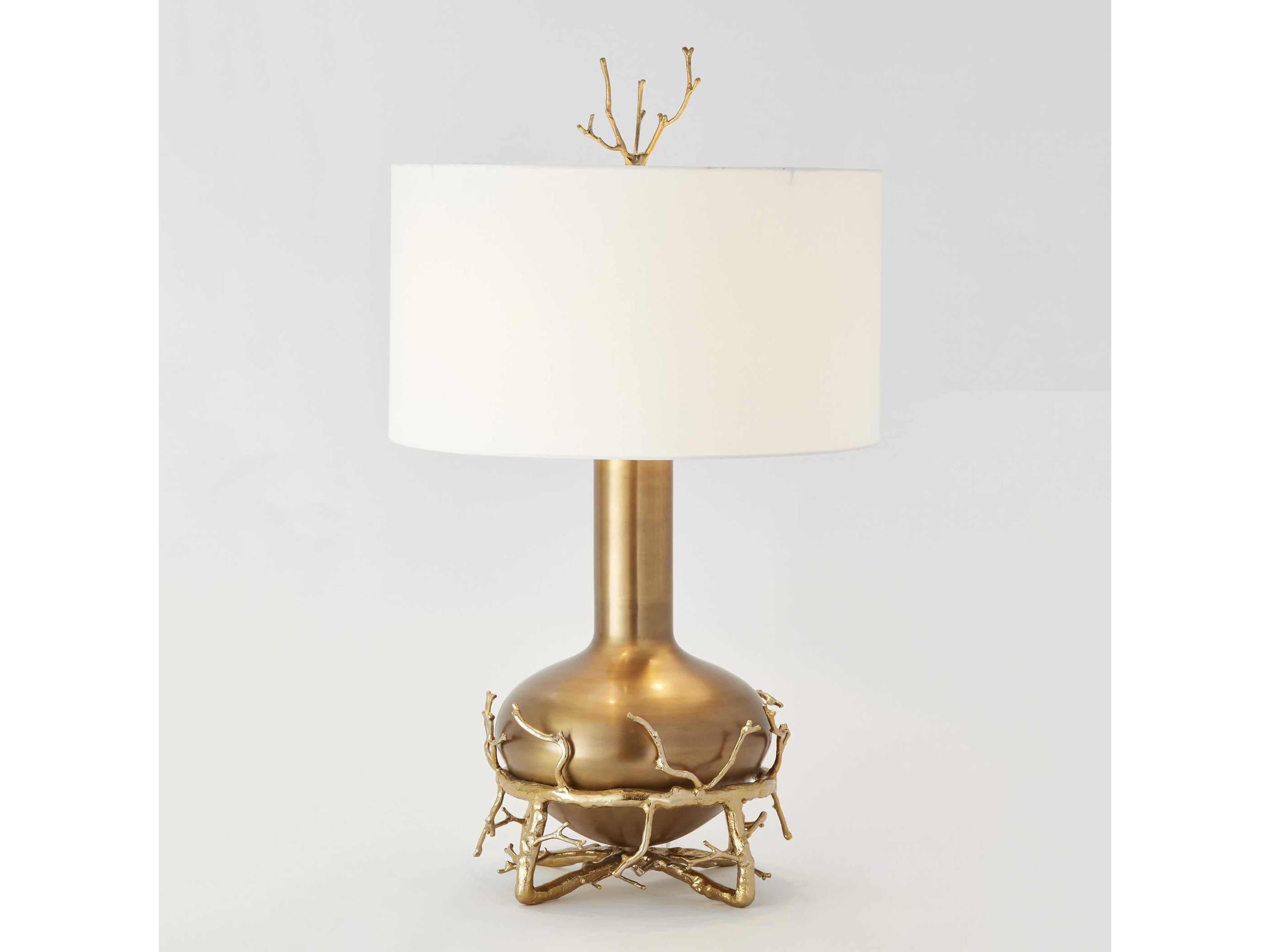 Brass Buffet Lamp