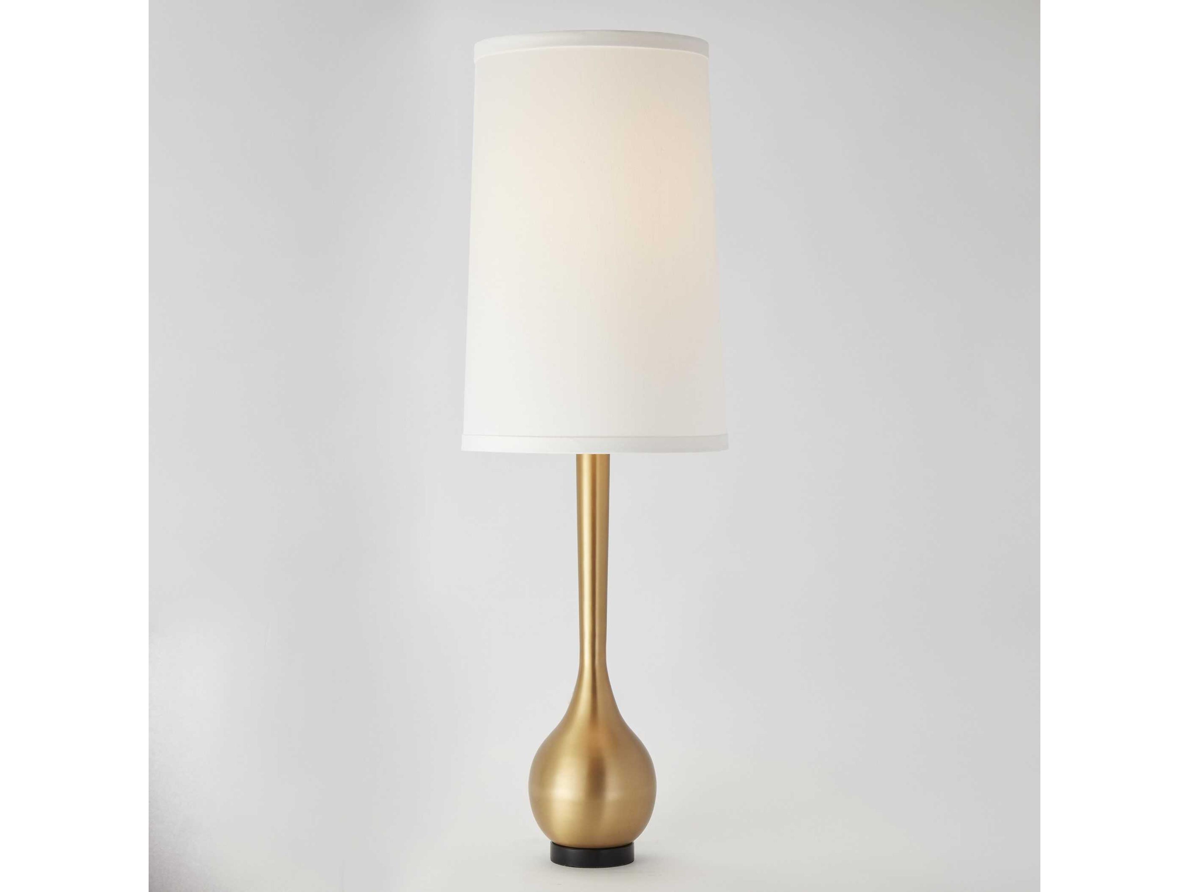 Bulb Lamp Antique Brass Vase