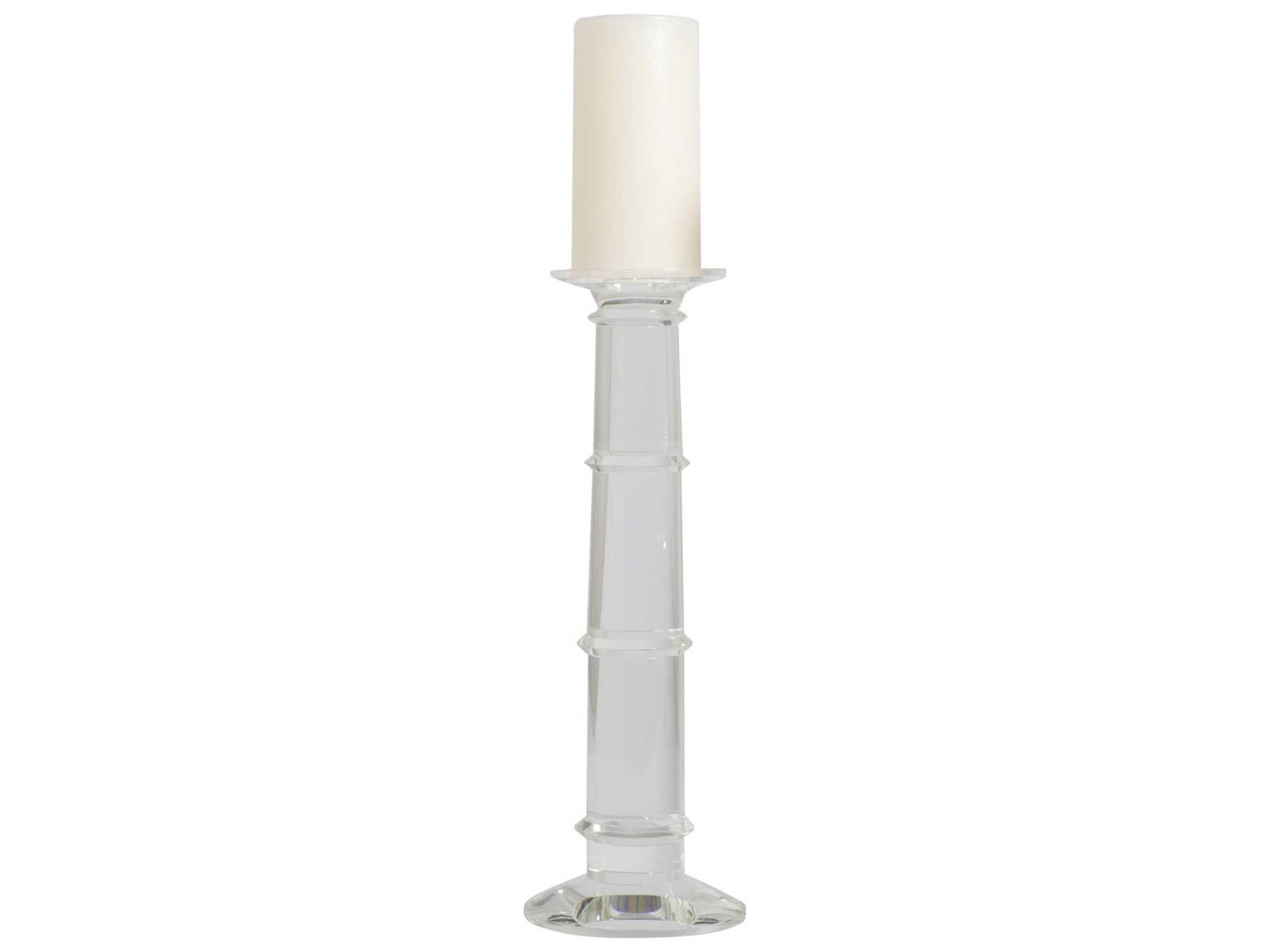 Global Views Ice Pillar Large Candle Holder