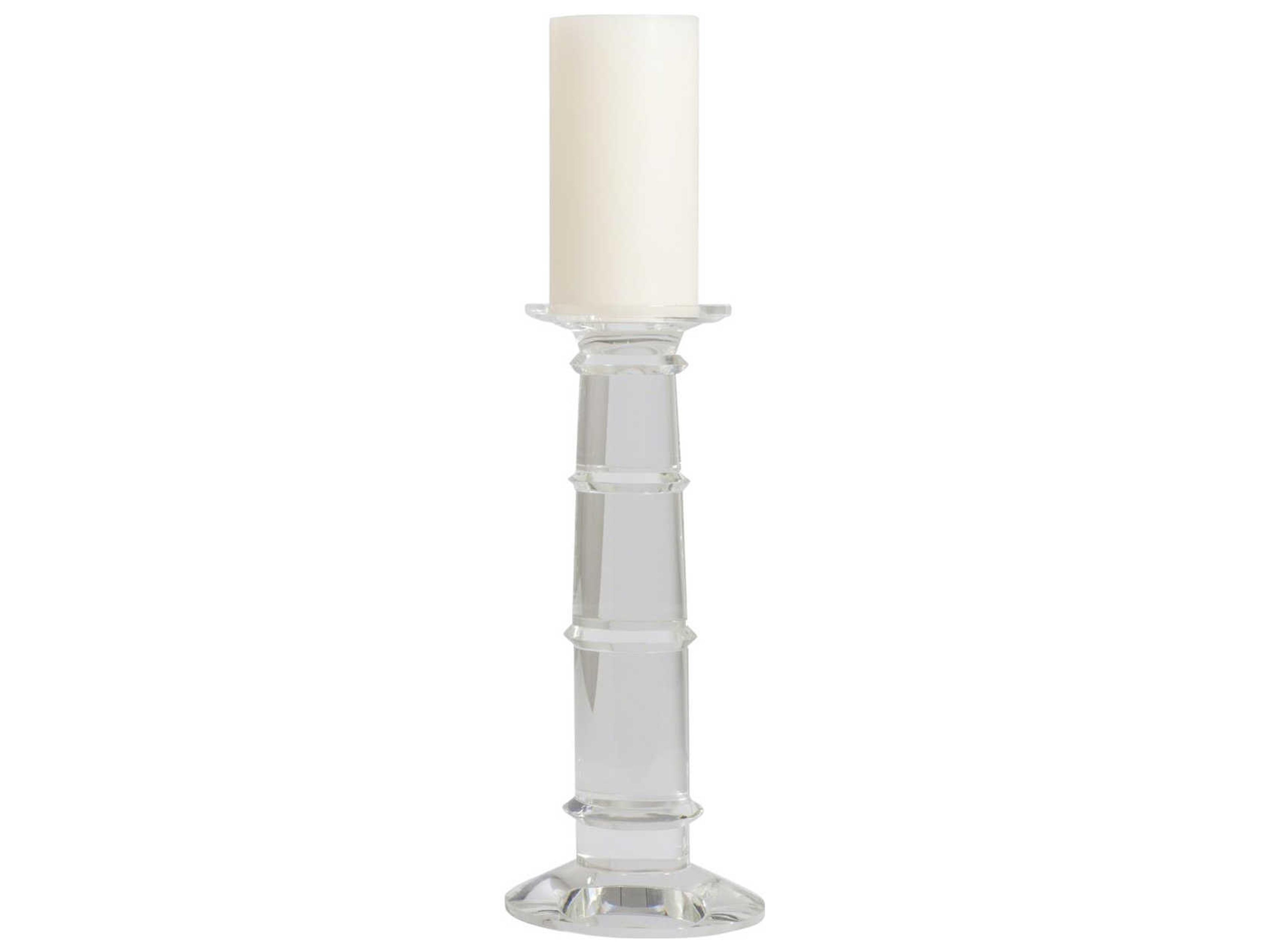 Global Views Ice Pillar Small Candle Holder