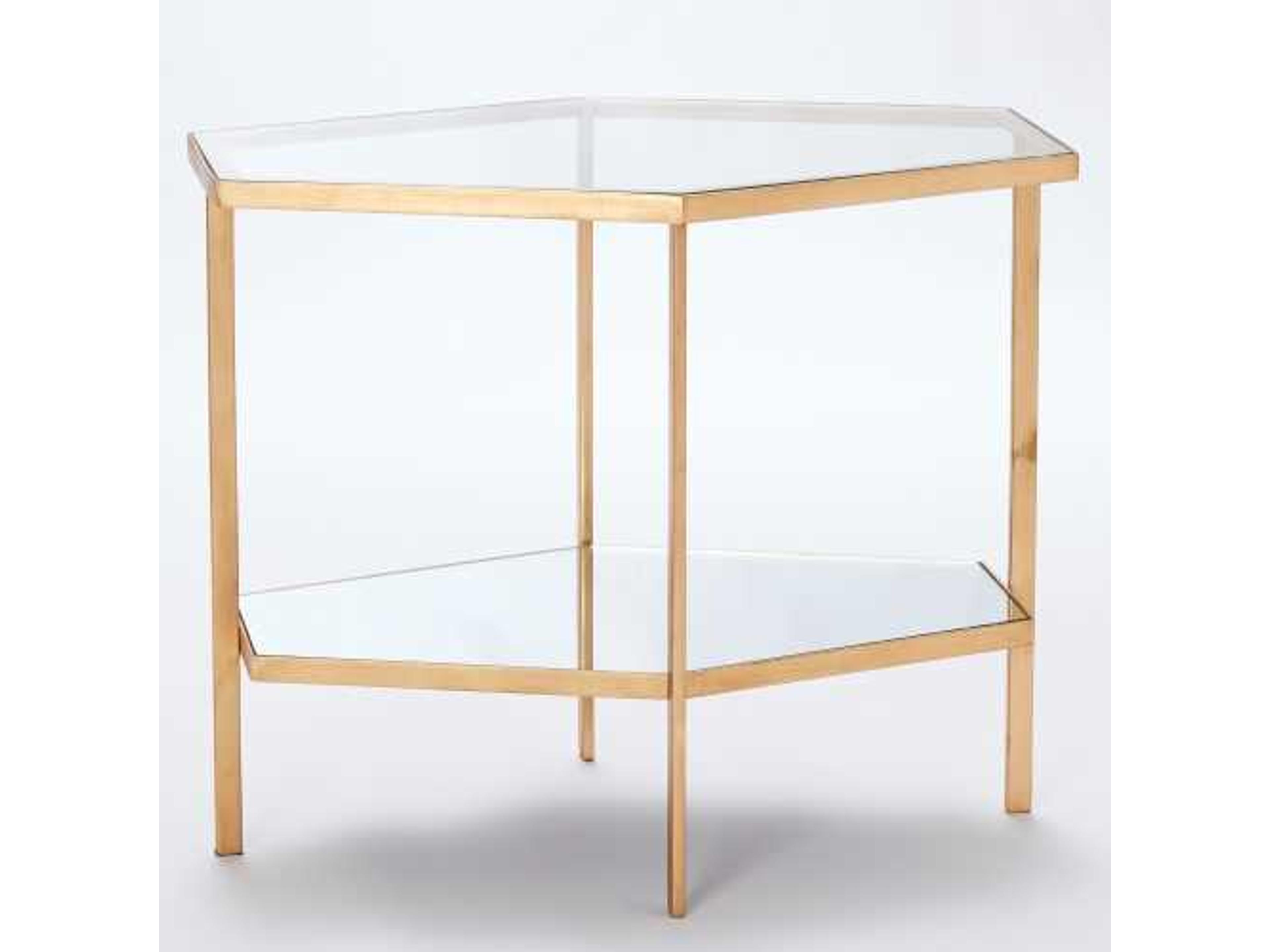 Hexagon Glass Coffee Table