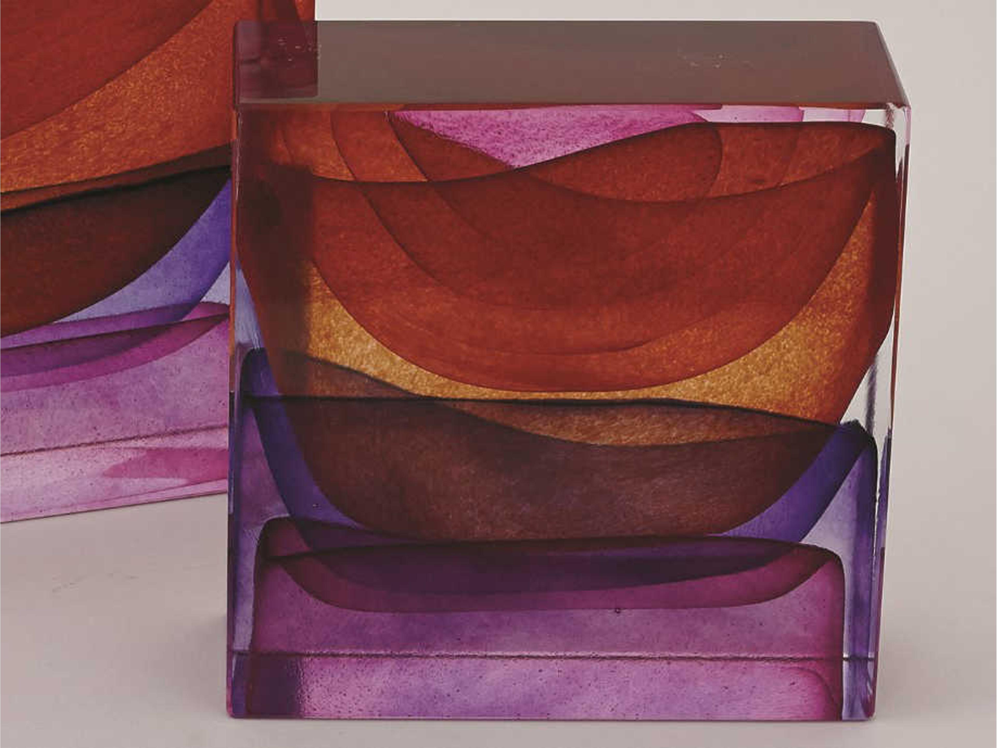 Crown Block Sunset Small Decorative Accent