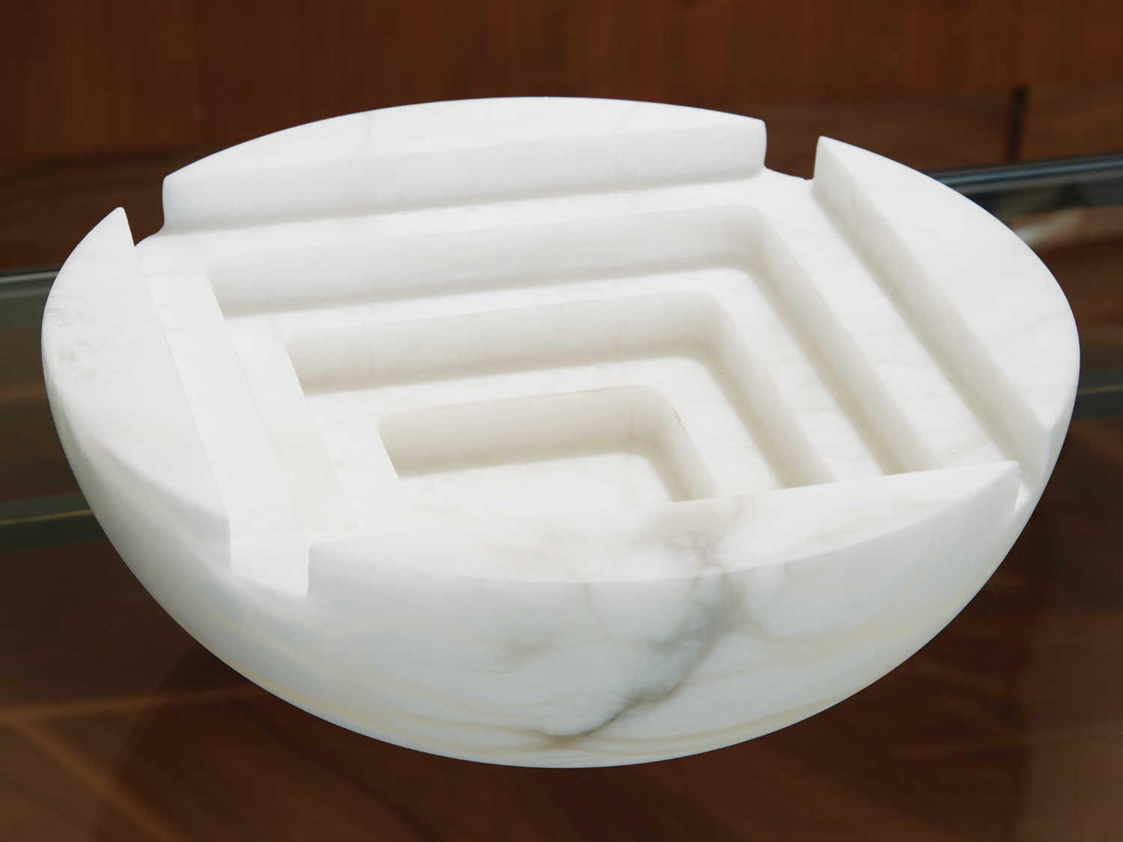 Global Views Alabaster Decorative Bowl