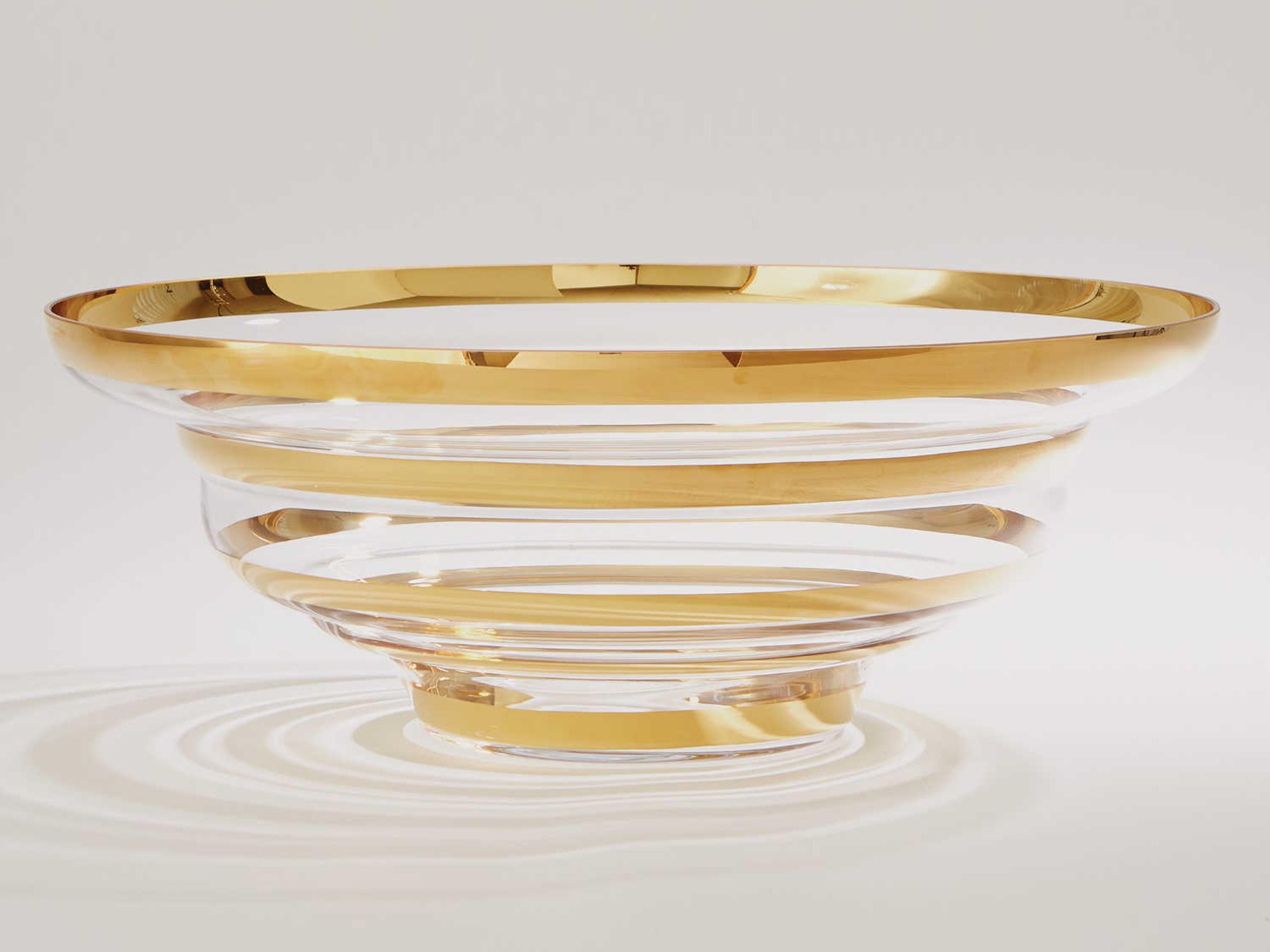 Global Views Gold Decorative Bowl