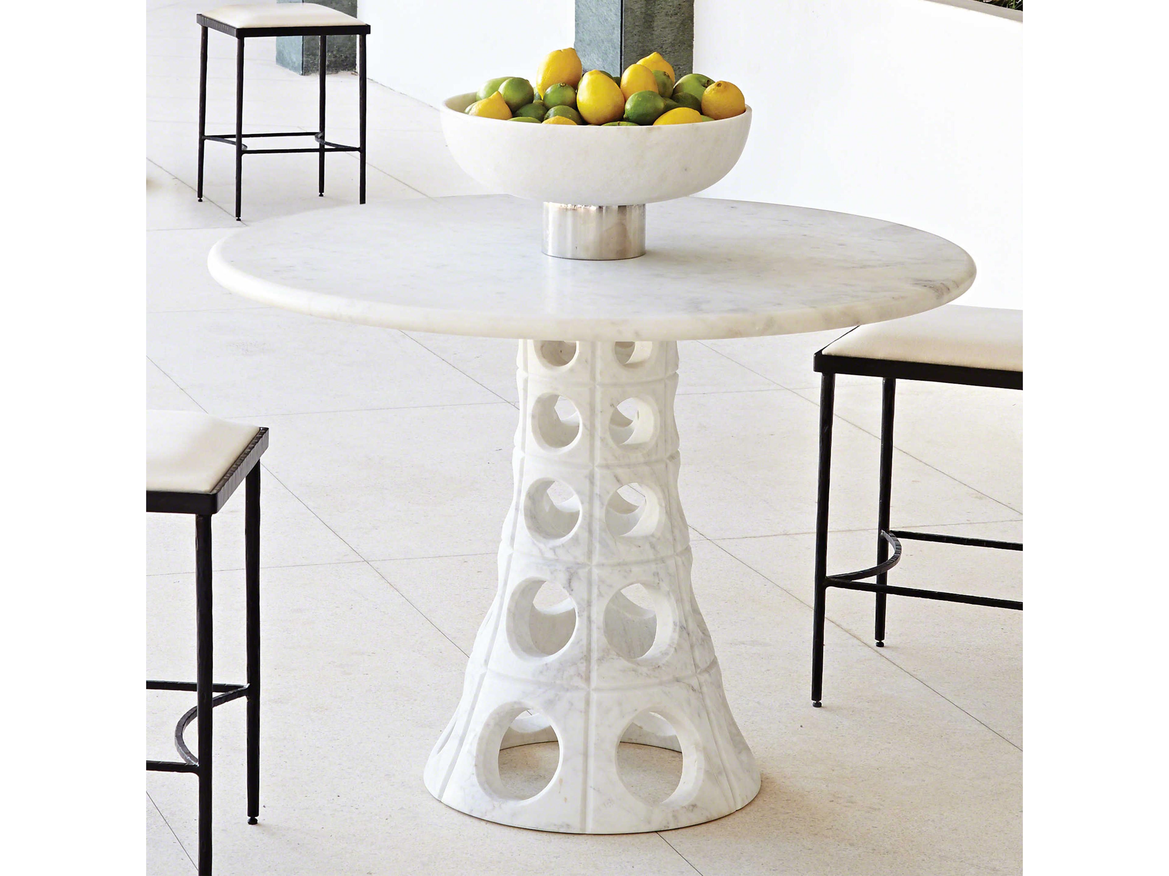 Round Marble Dining Table