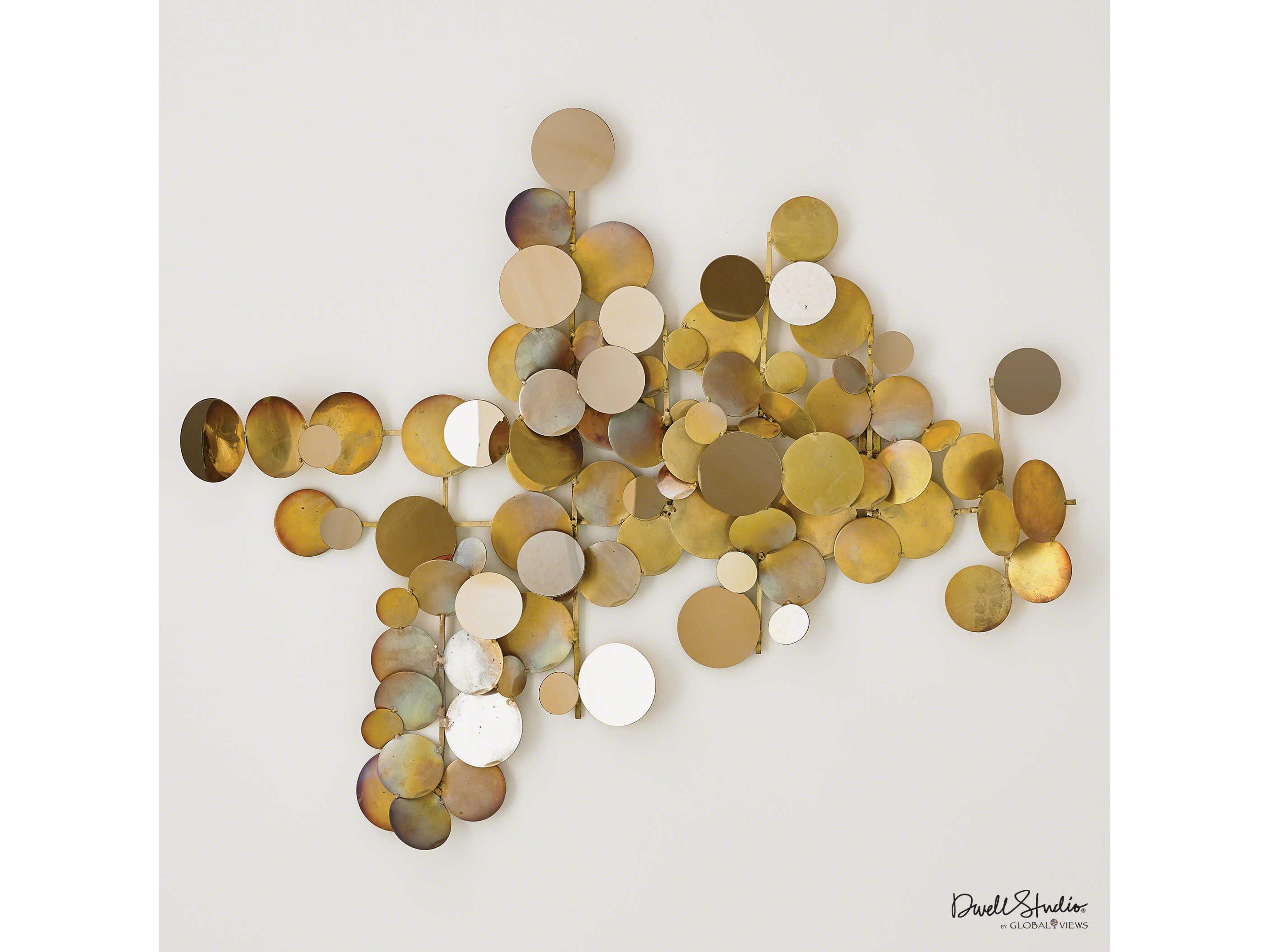 Brass/Gold Dot Wall Decor