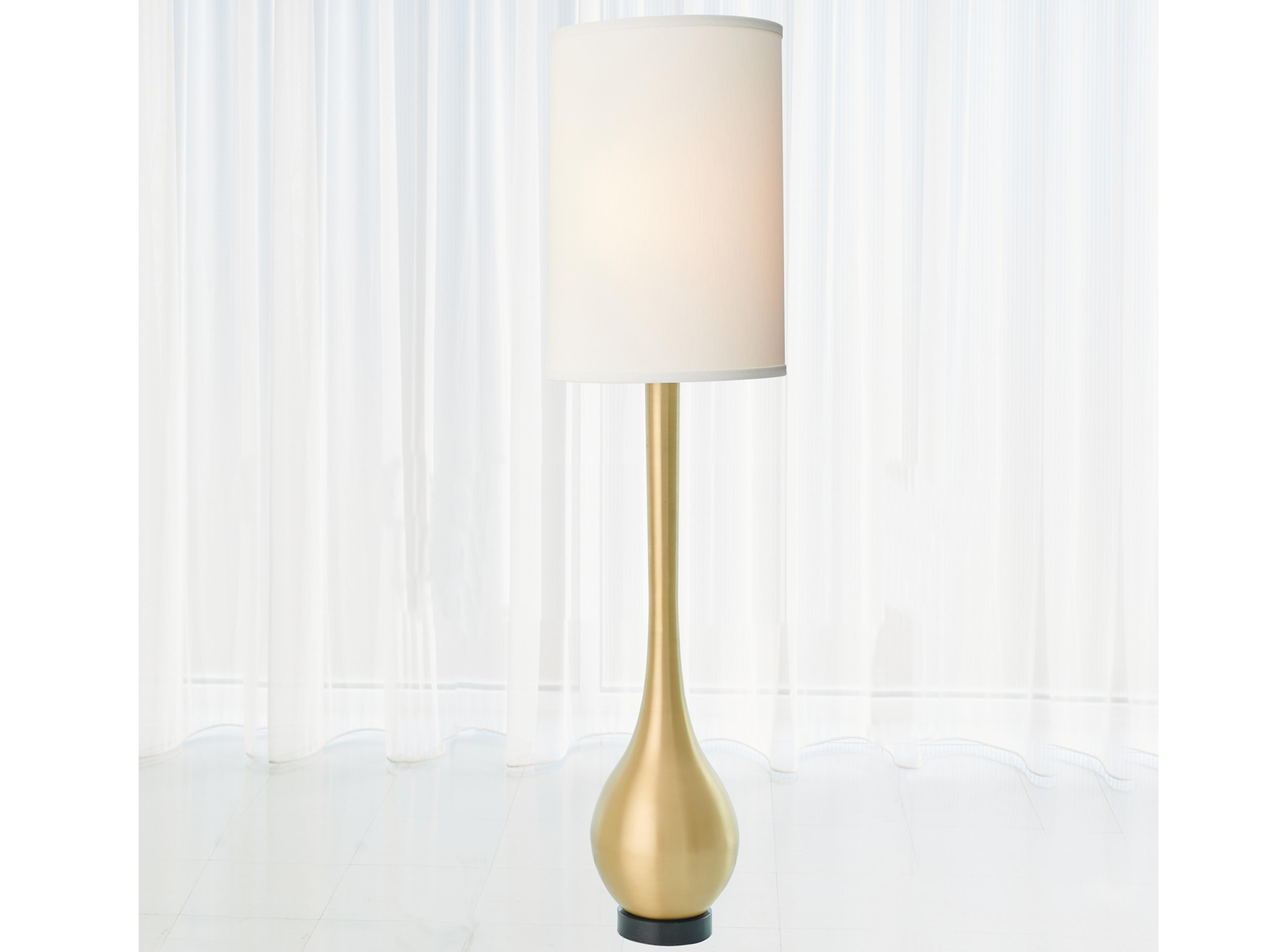 Brushed Brass Floor Lamp
