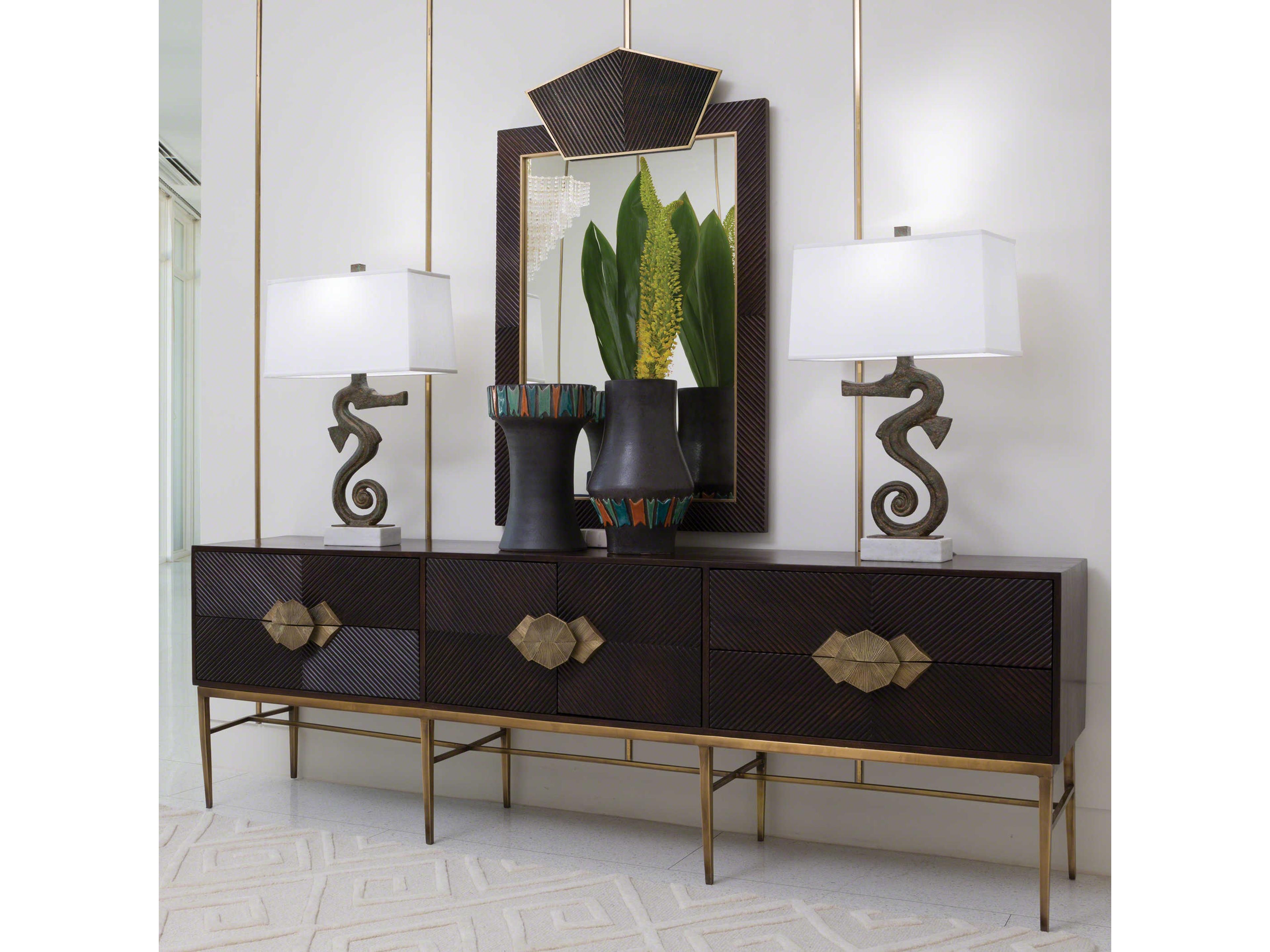 Galapagos 87" Mango Wood Sideboard