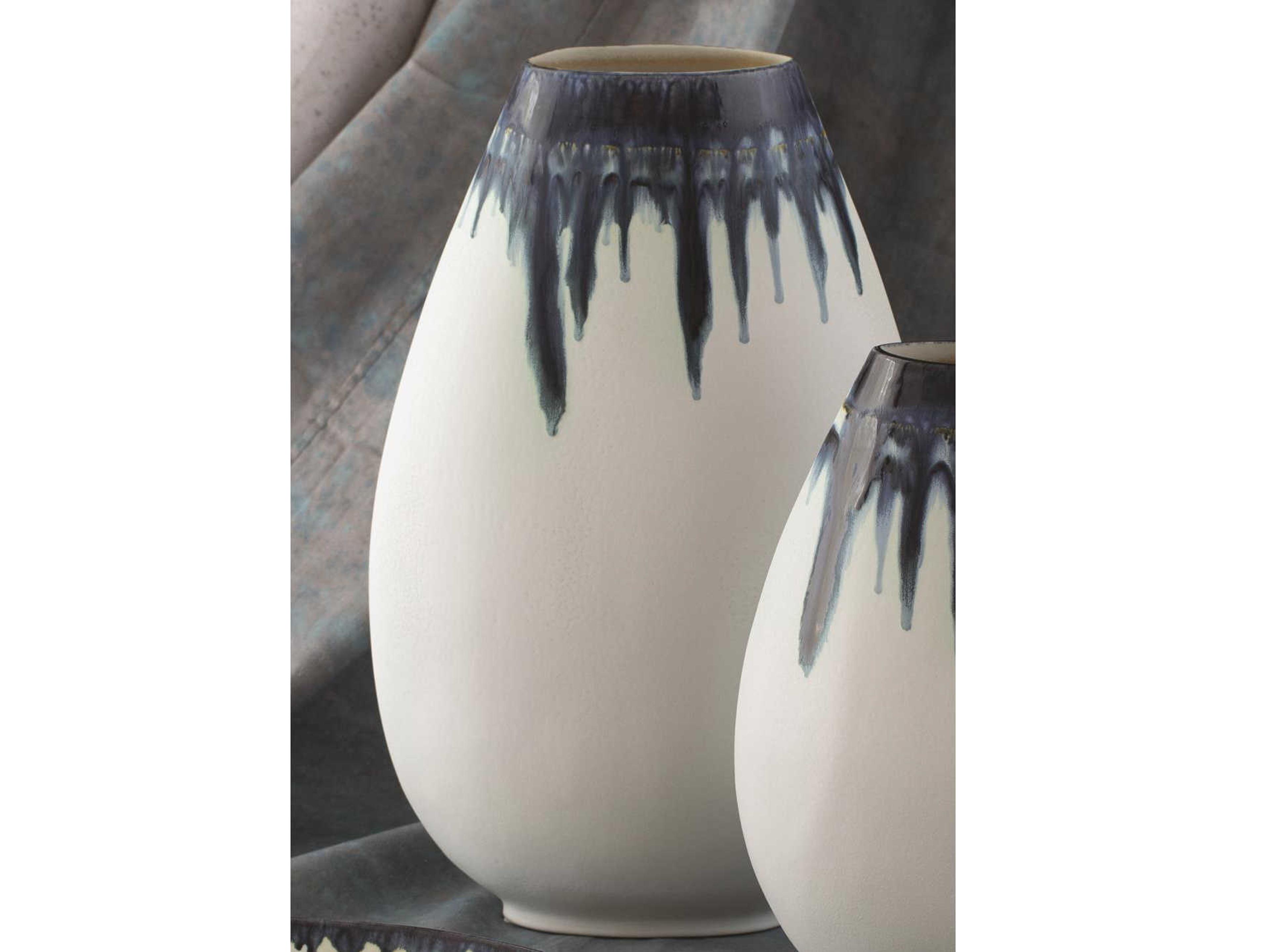 Glass Drip Large Vase