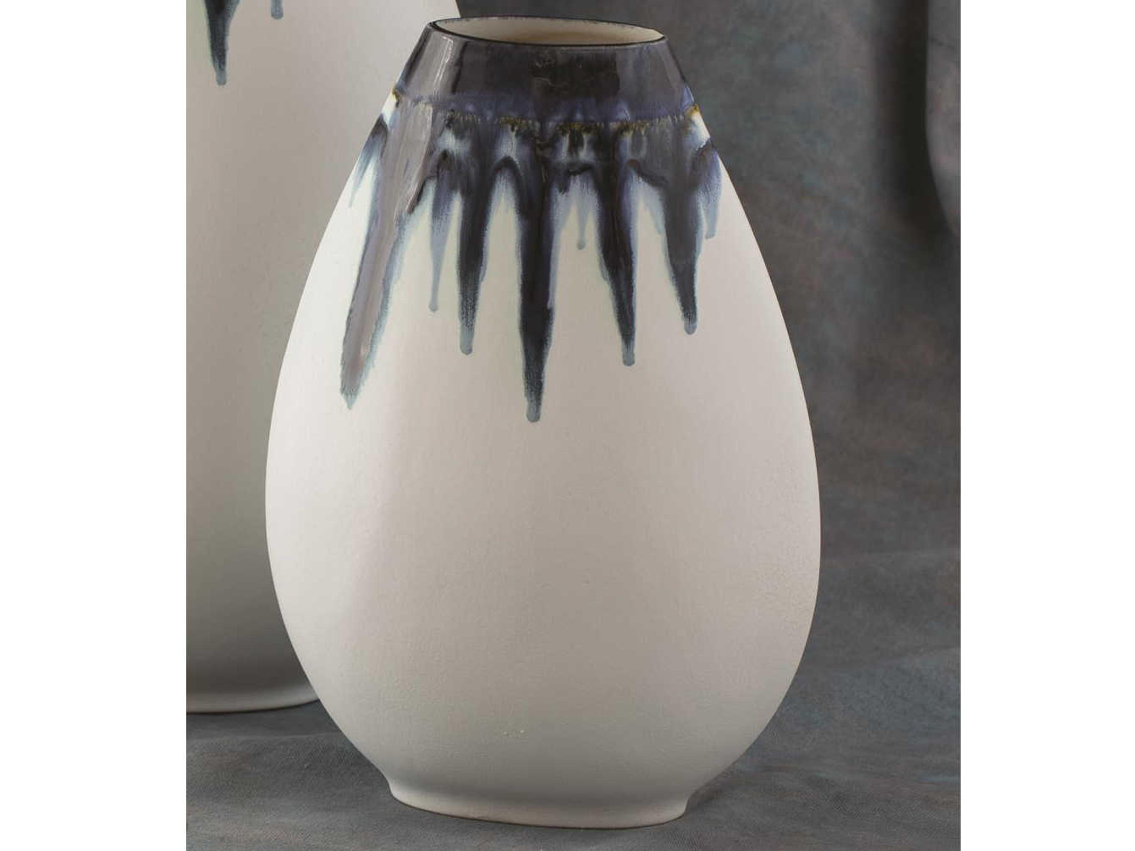 Glass Drip Small Vase