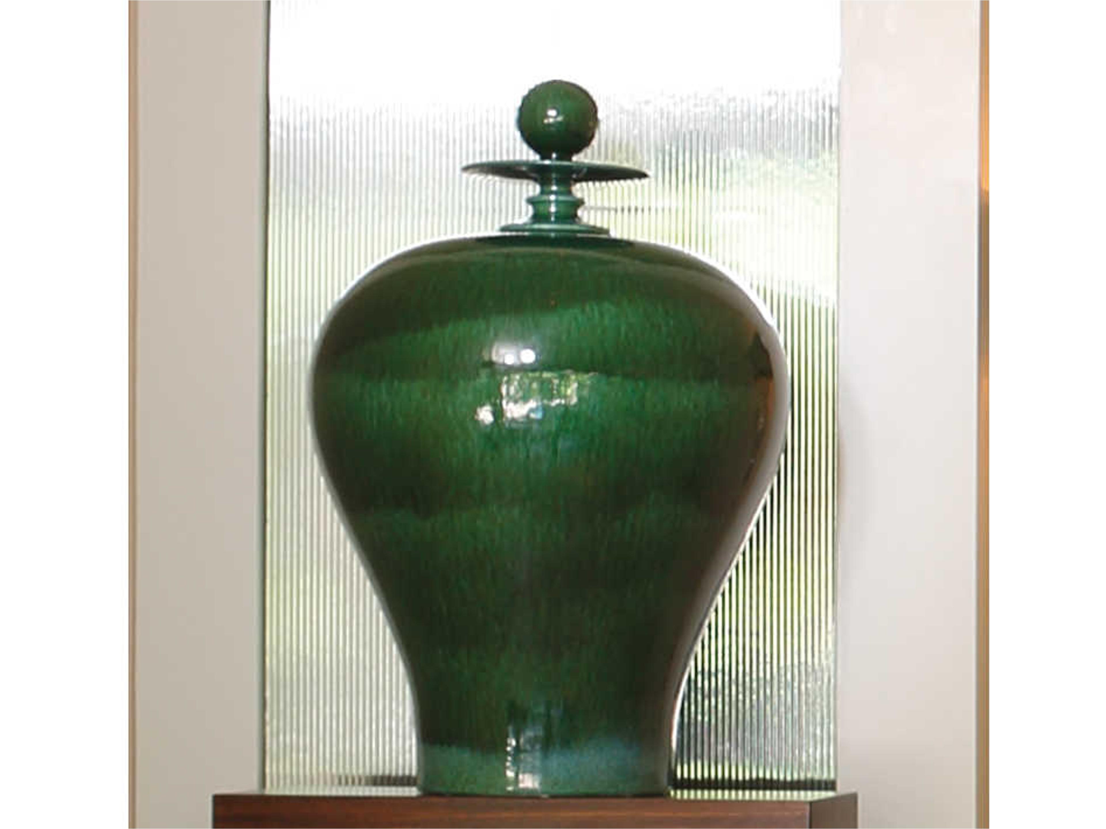 Happy Temple Emerald Tall Jar