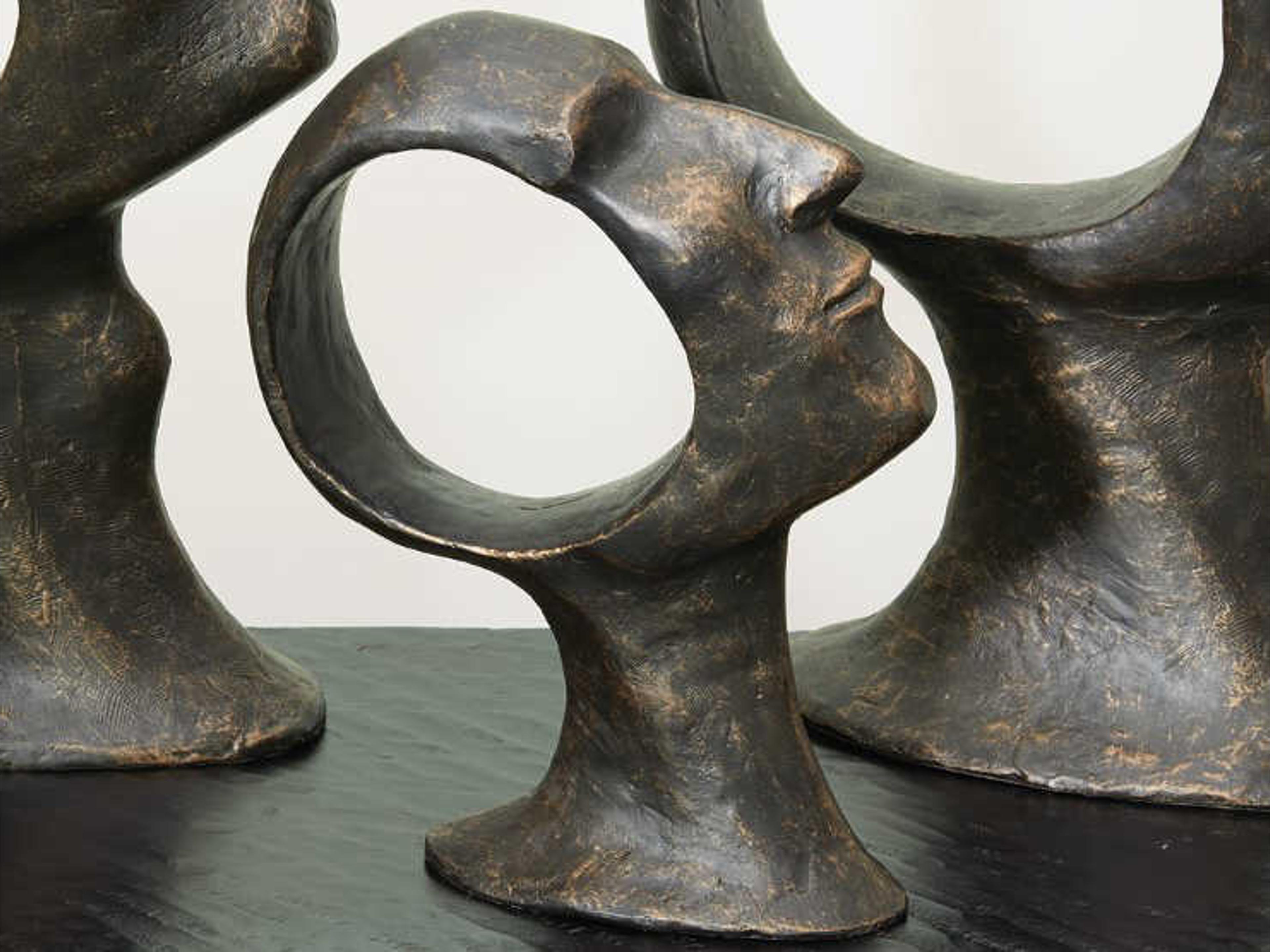 Hollow Head Woman Small Sculpture