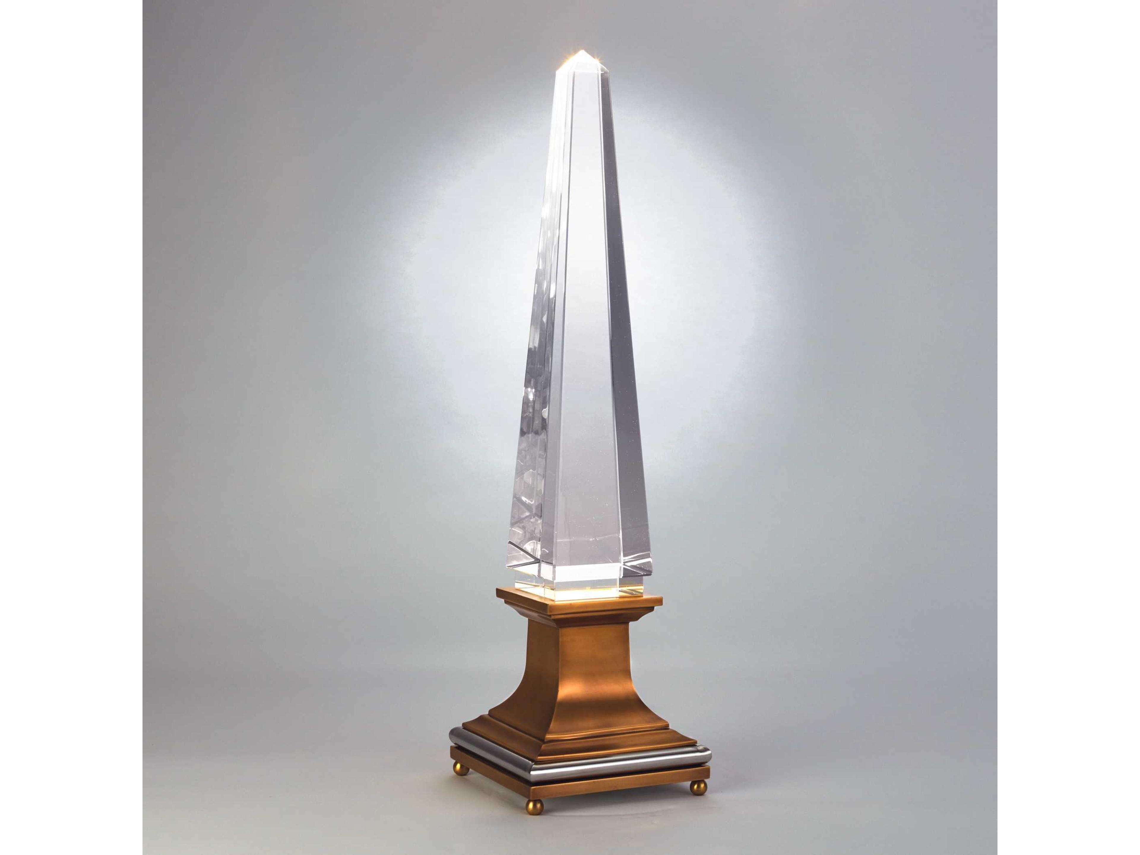 Global Views Illuminated Brass Buffet Lamp