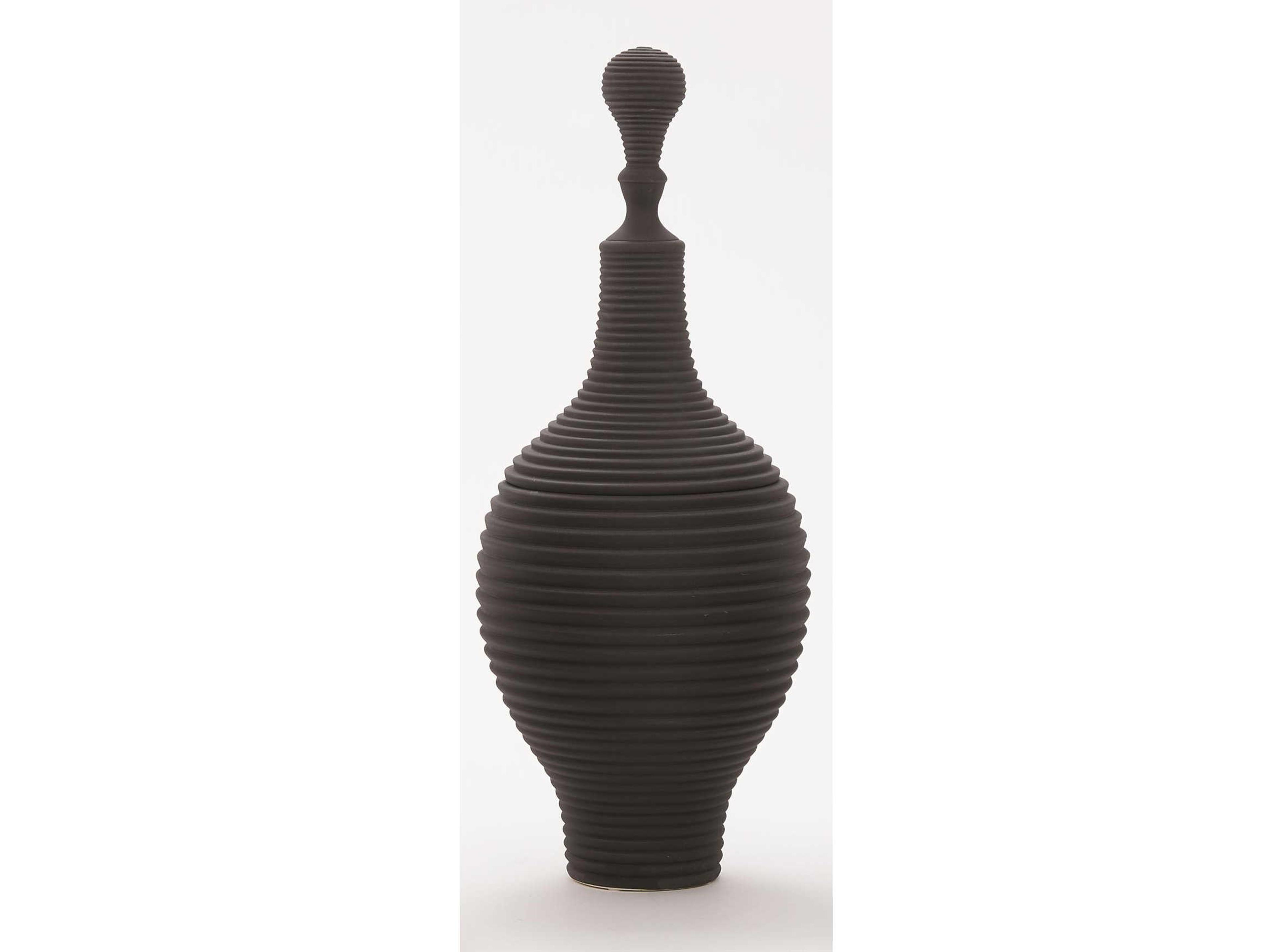 Global Views Orion Black Large Urn