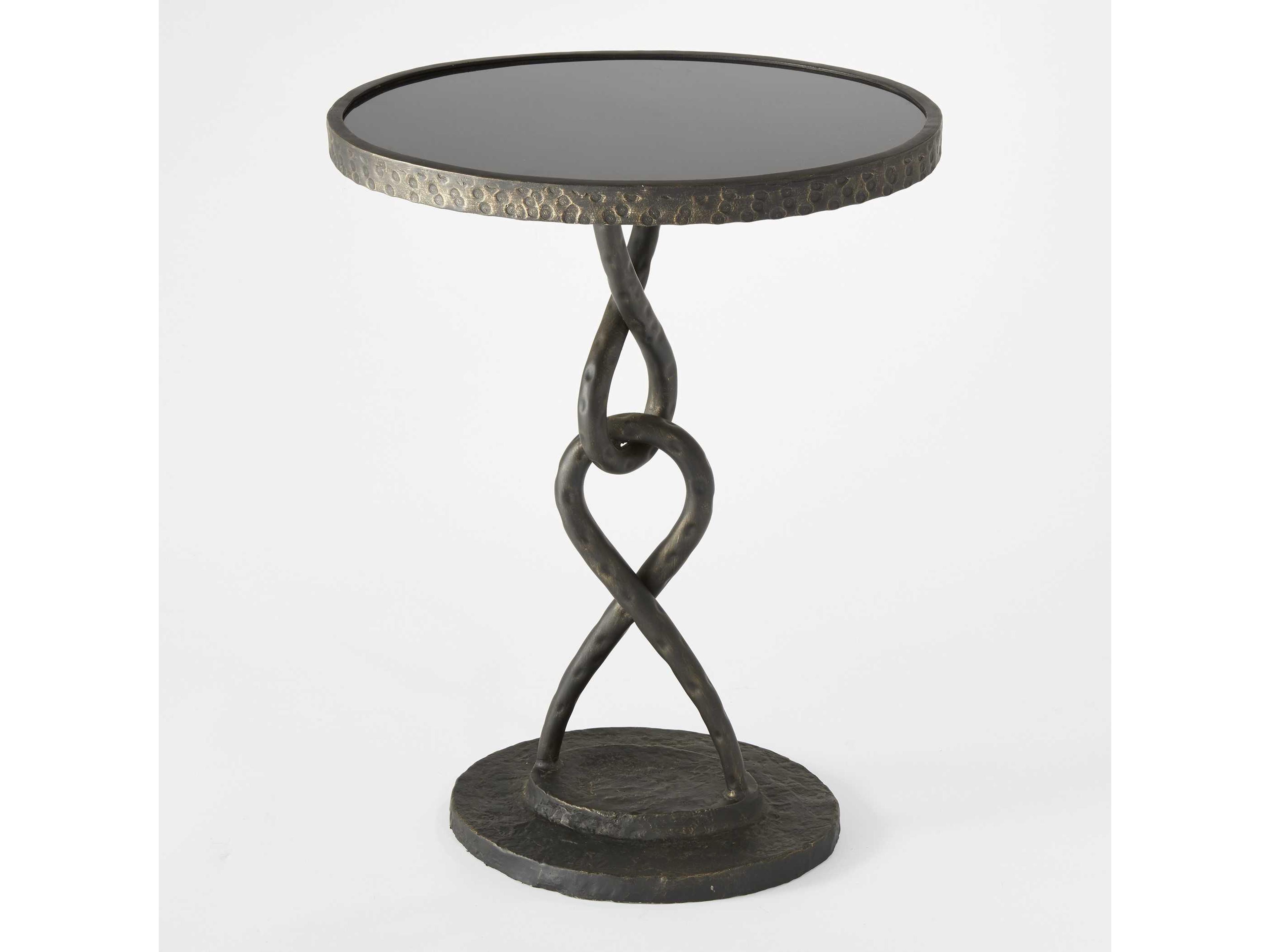 Oval Granite End Table