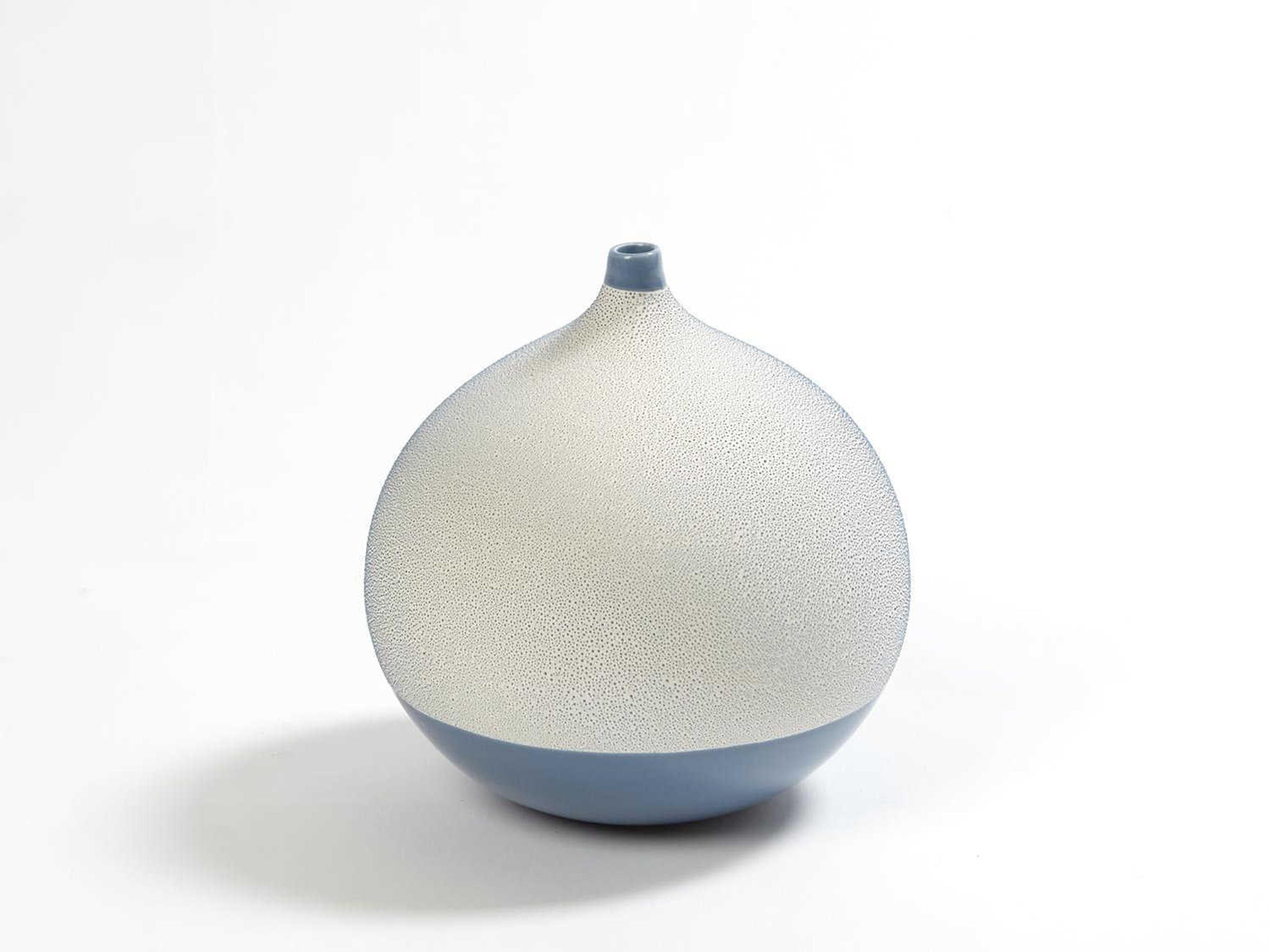 Pixelated Blue Small Vase