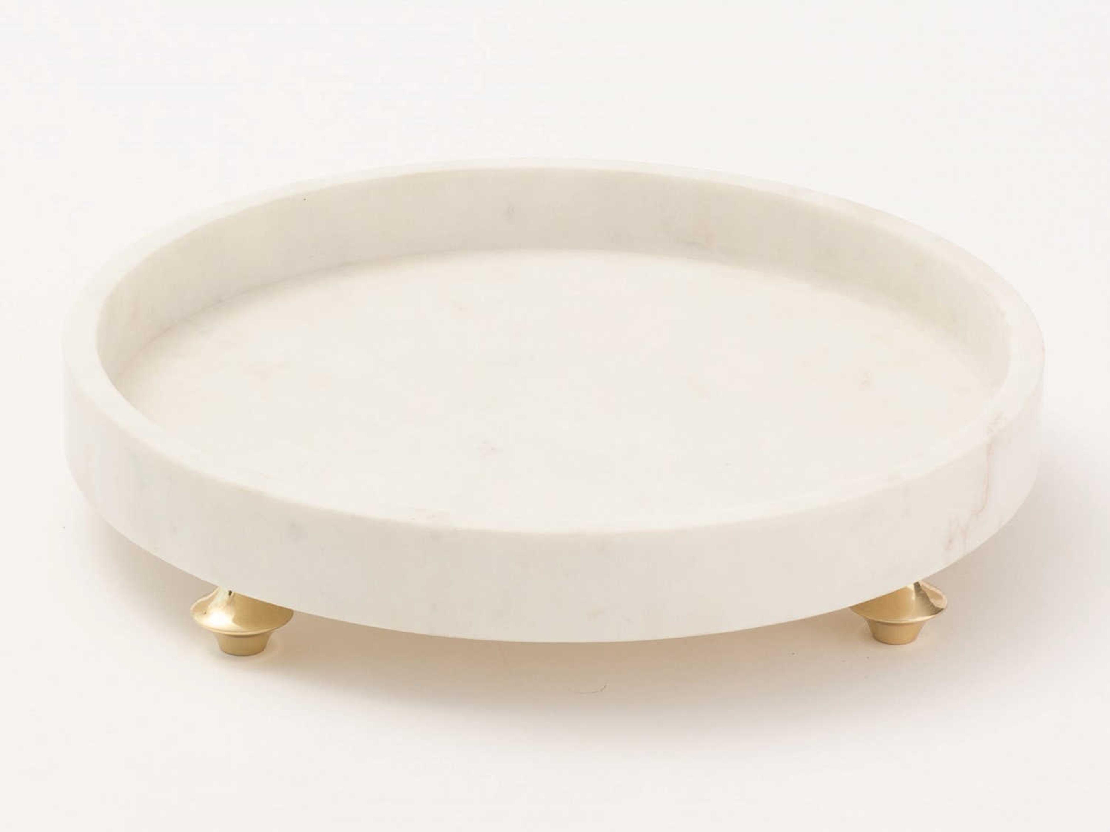 Quintessentia White Serving Tray