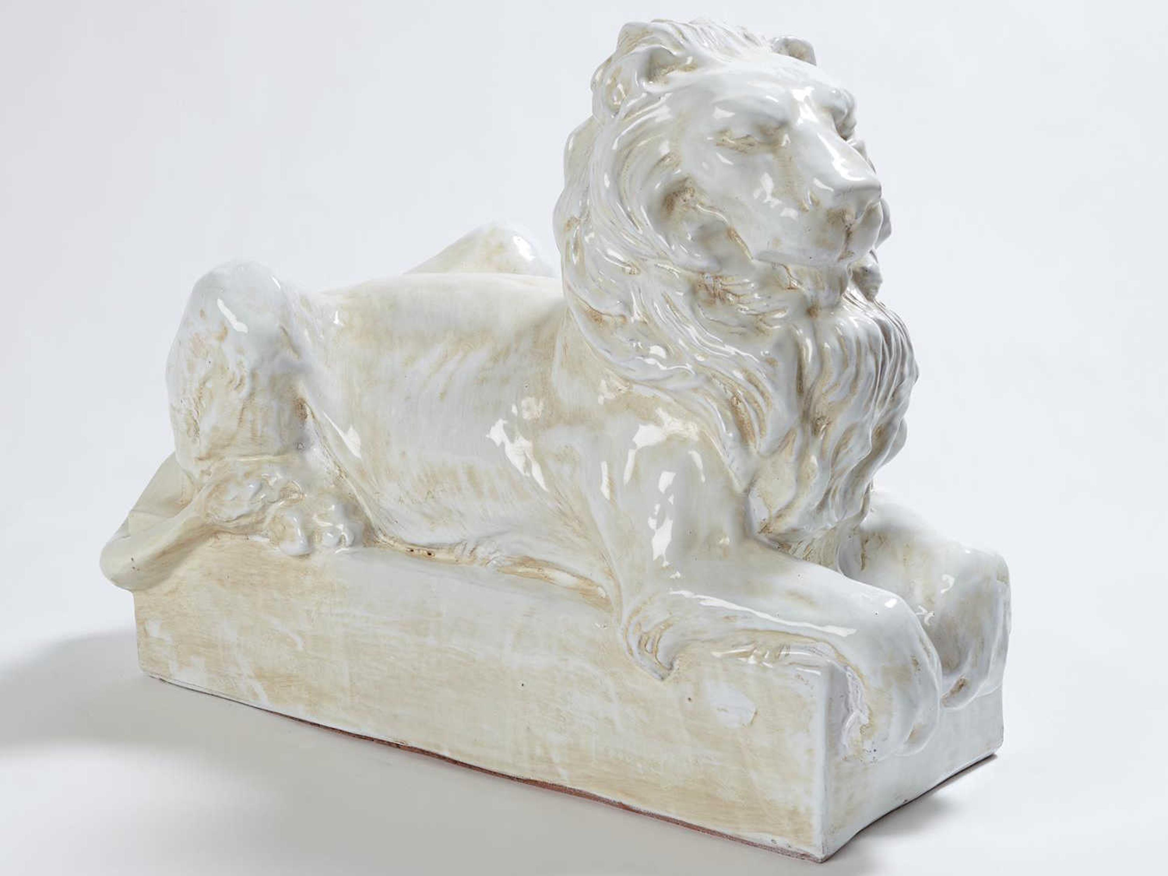 Global Views Lion Sculpture
