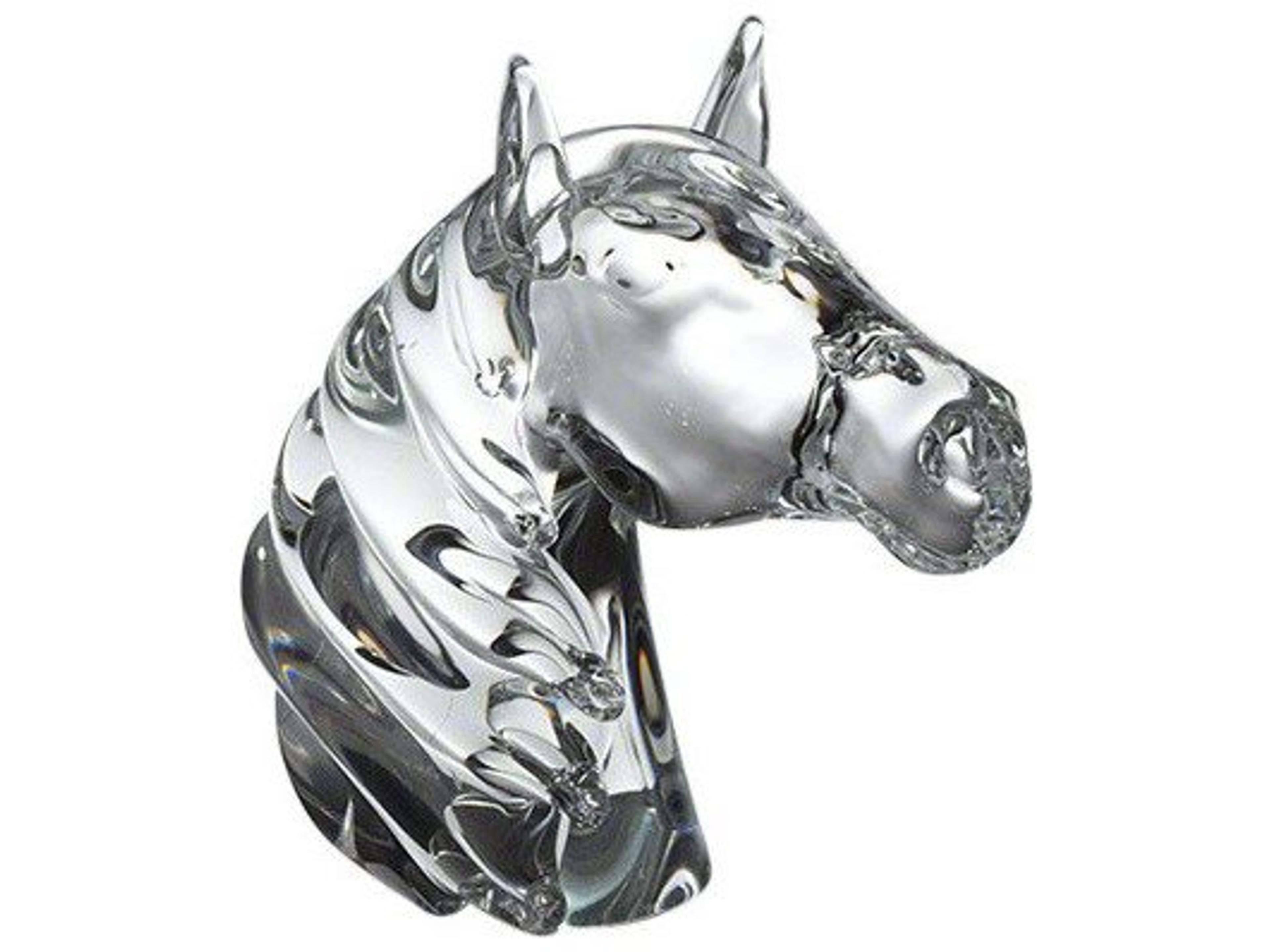Global Views Small Thoroughbred Horse Head Sculpture
