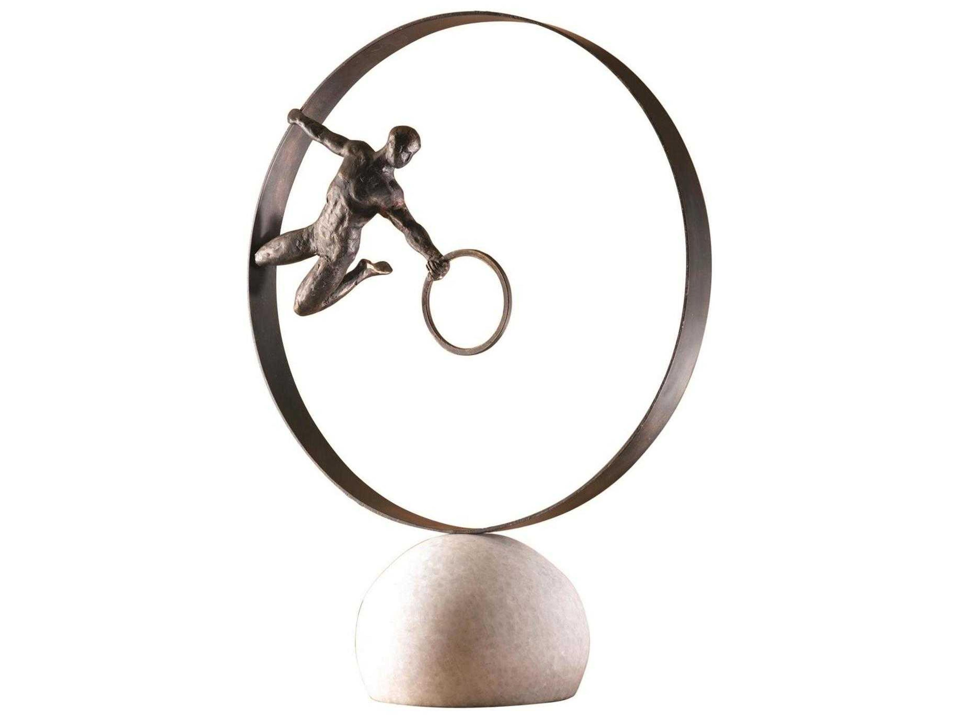 Global Views Circle in Circle Man Sculpture