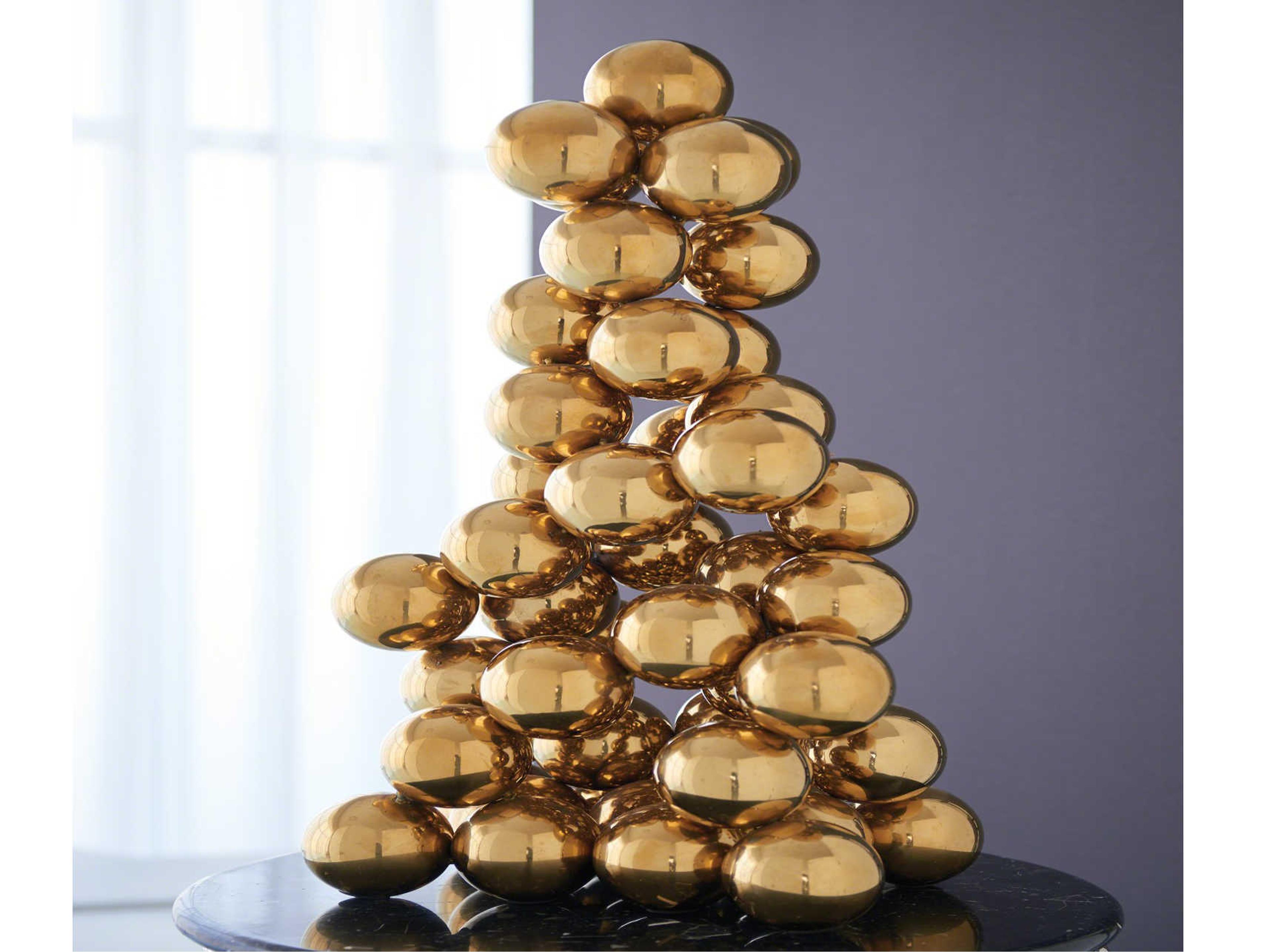 Sphere Brass Sculpture