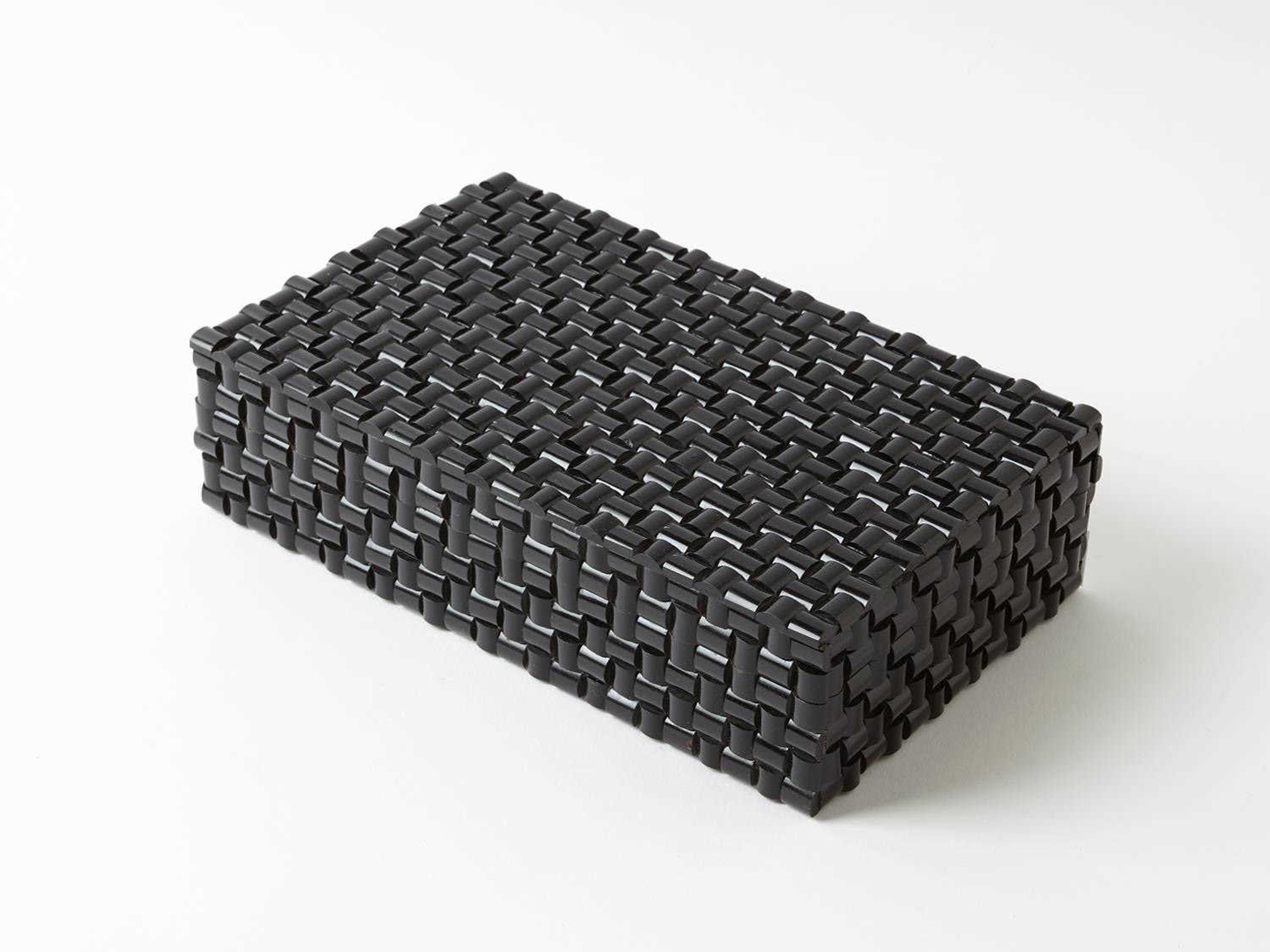 Global Views Horn Black Small Storage Case