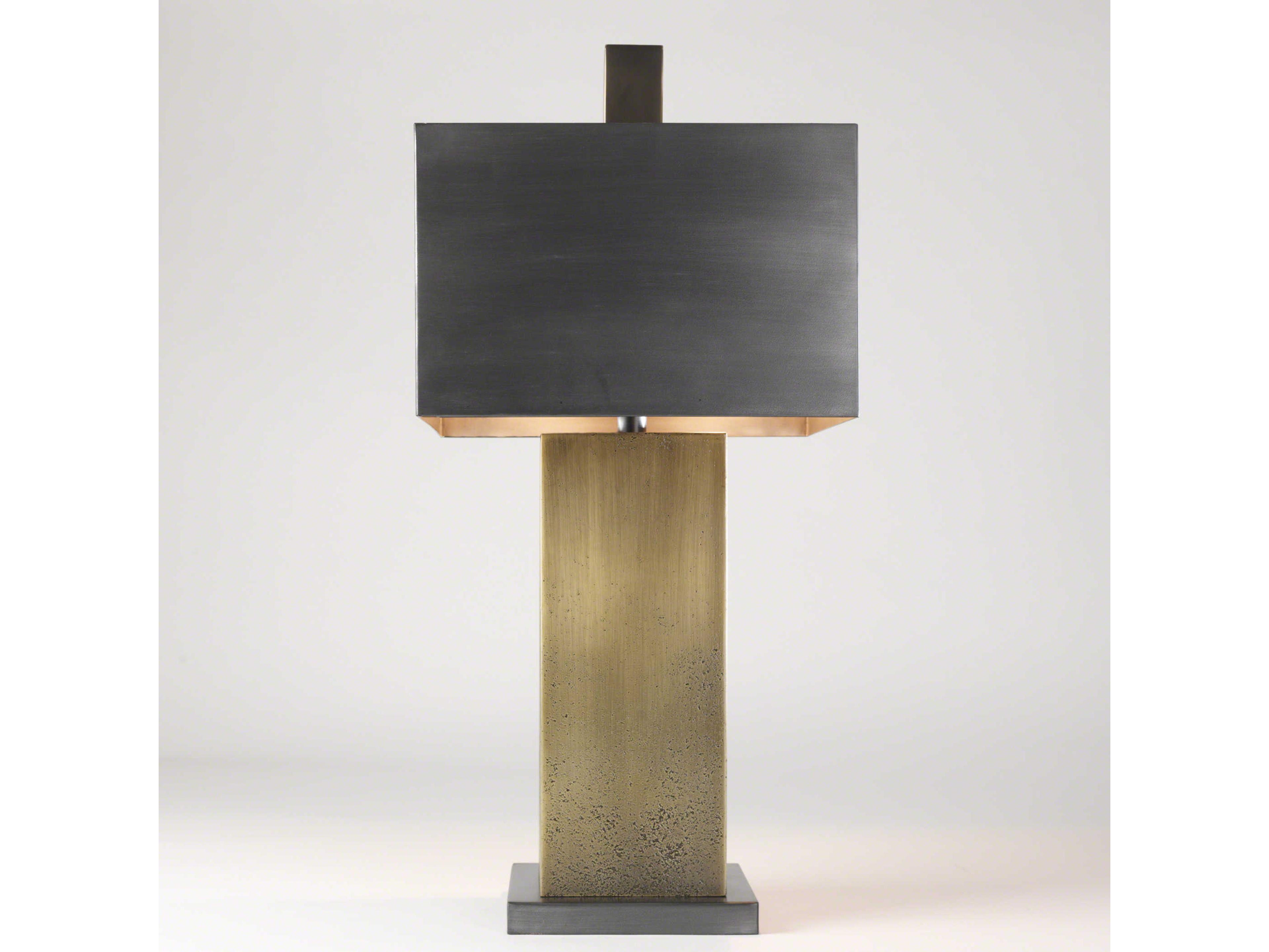 Tortoise Brass Table Lamp