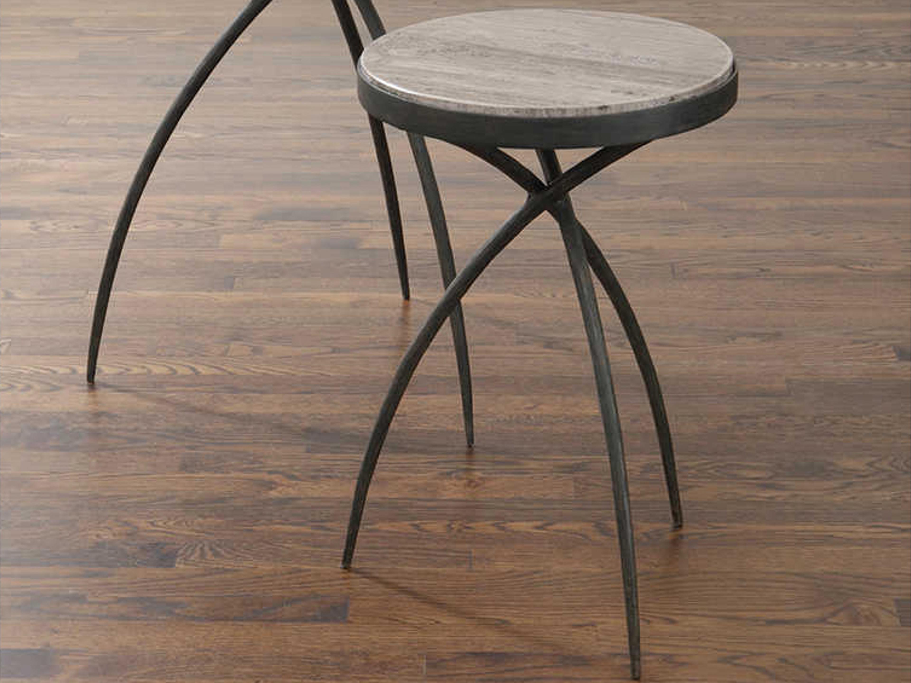 Tripod Round Marble End Table