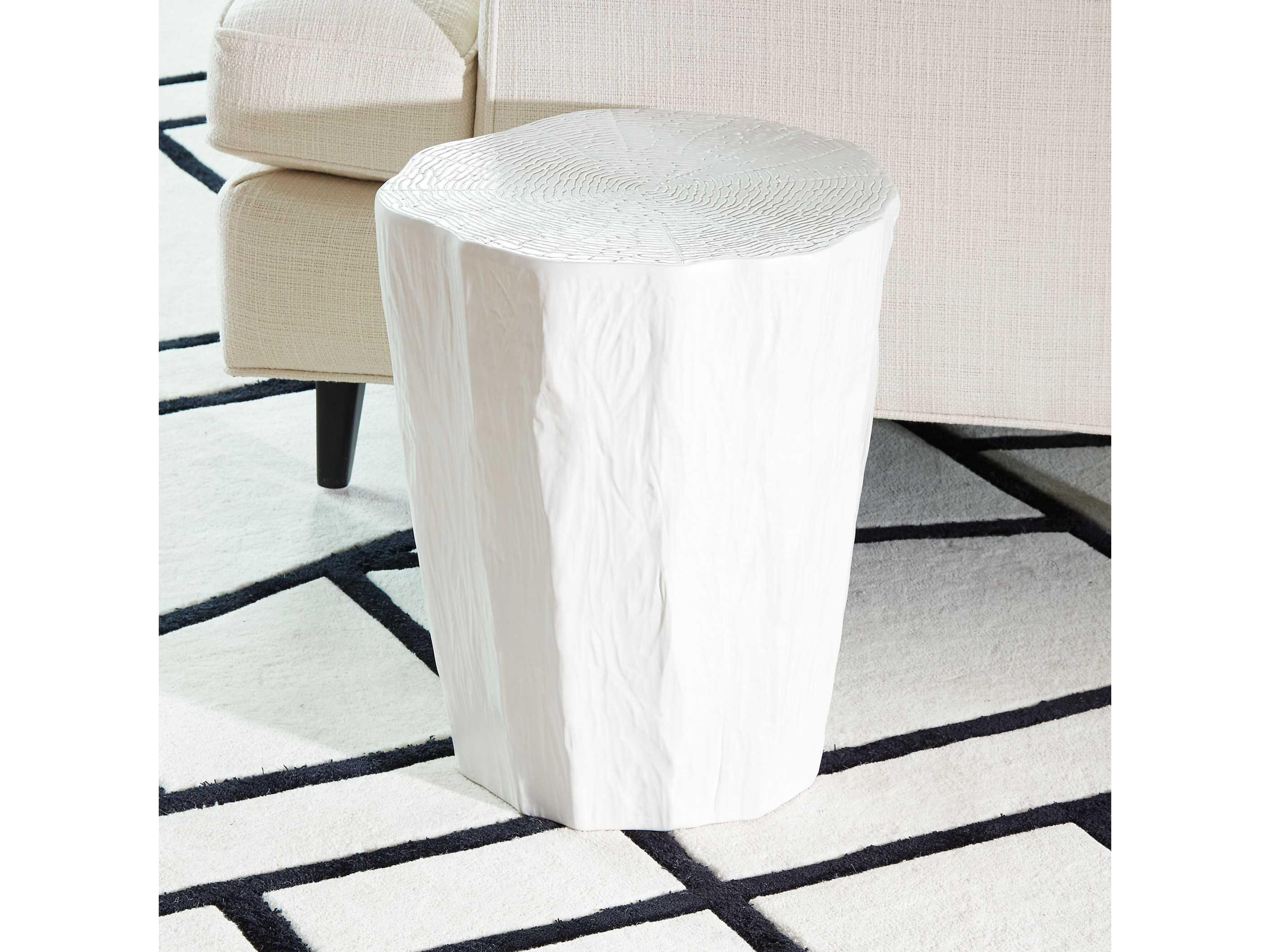 White Trunk Stool