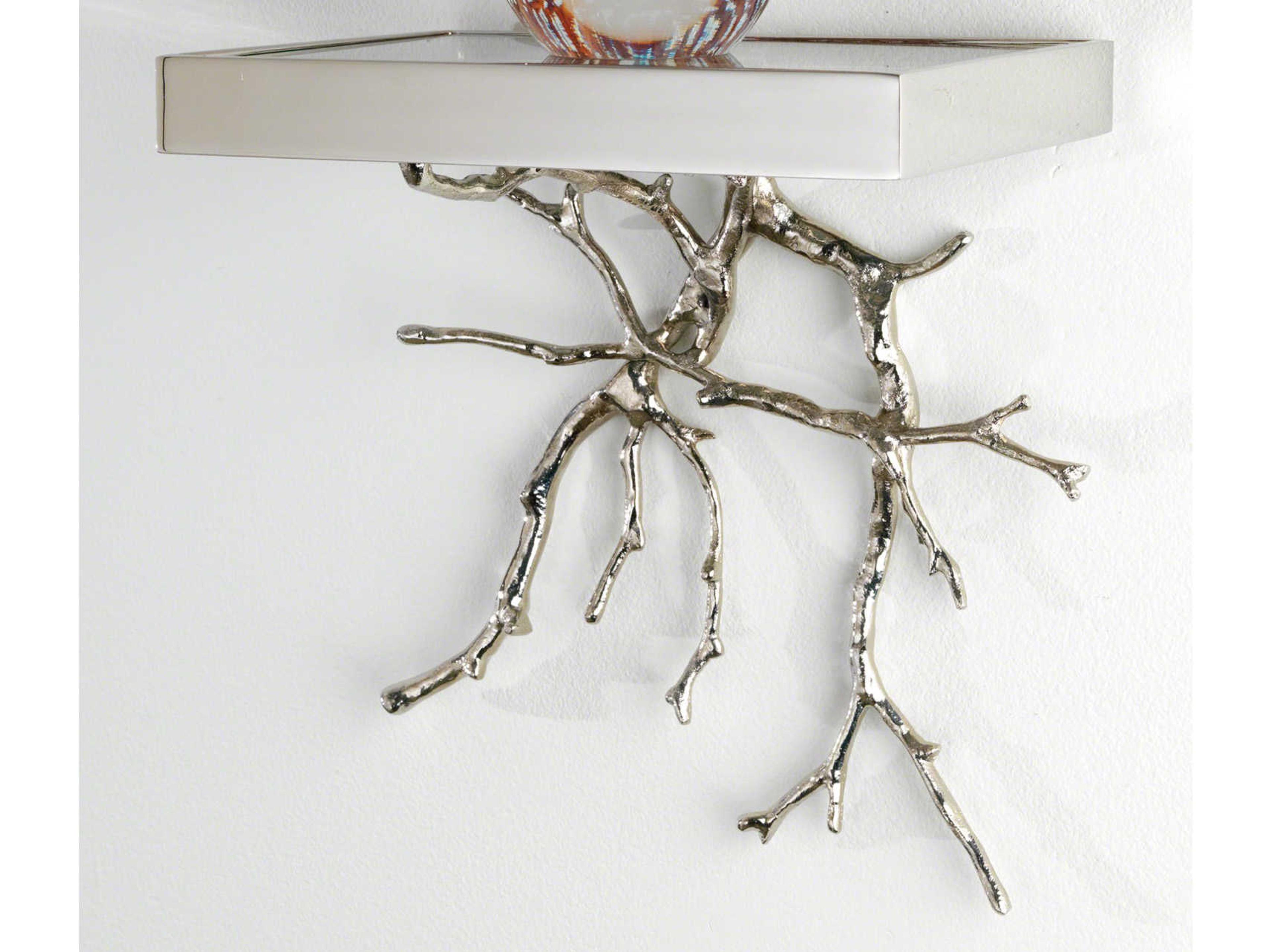 Twig Nickel Wall Shelf