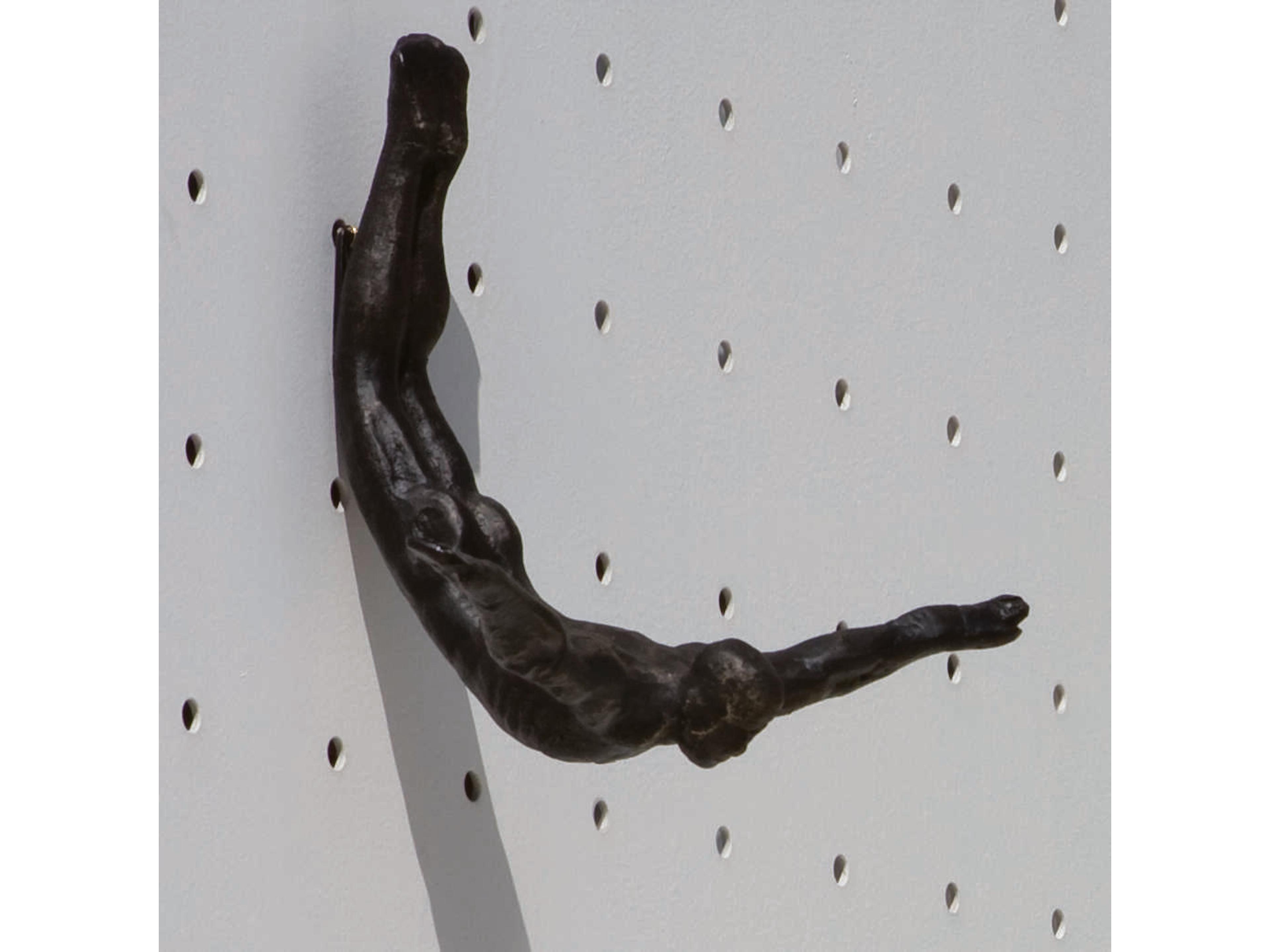 Bronze Wall Diver Metal Wall Art