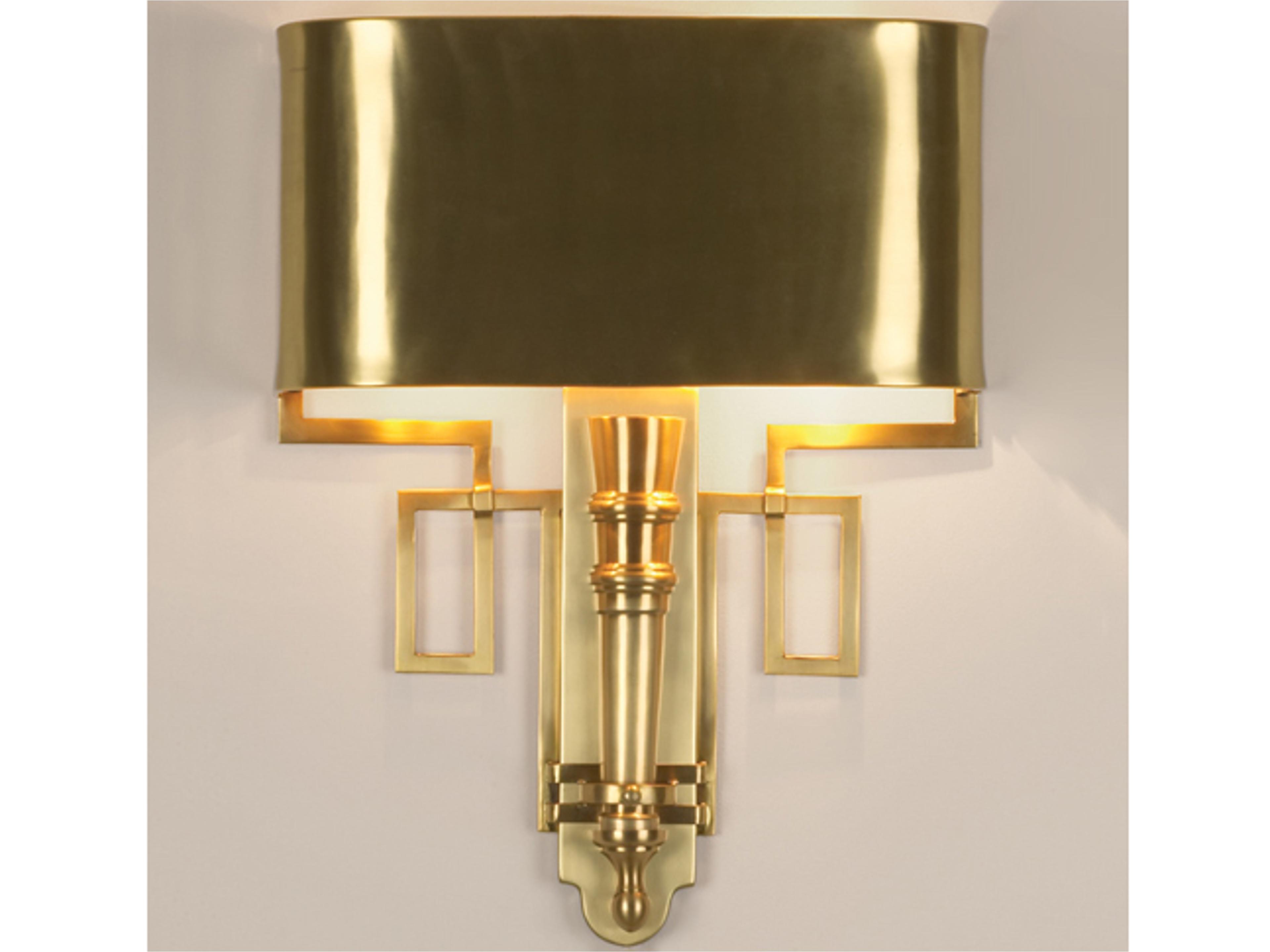 2-Light Antique Brass Wall Sconce