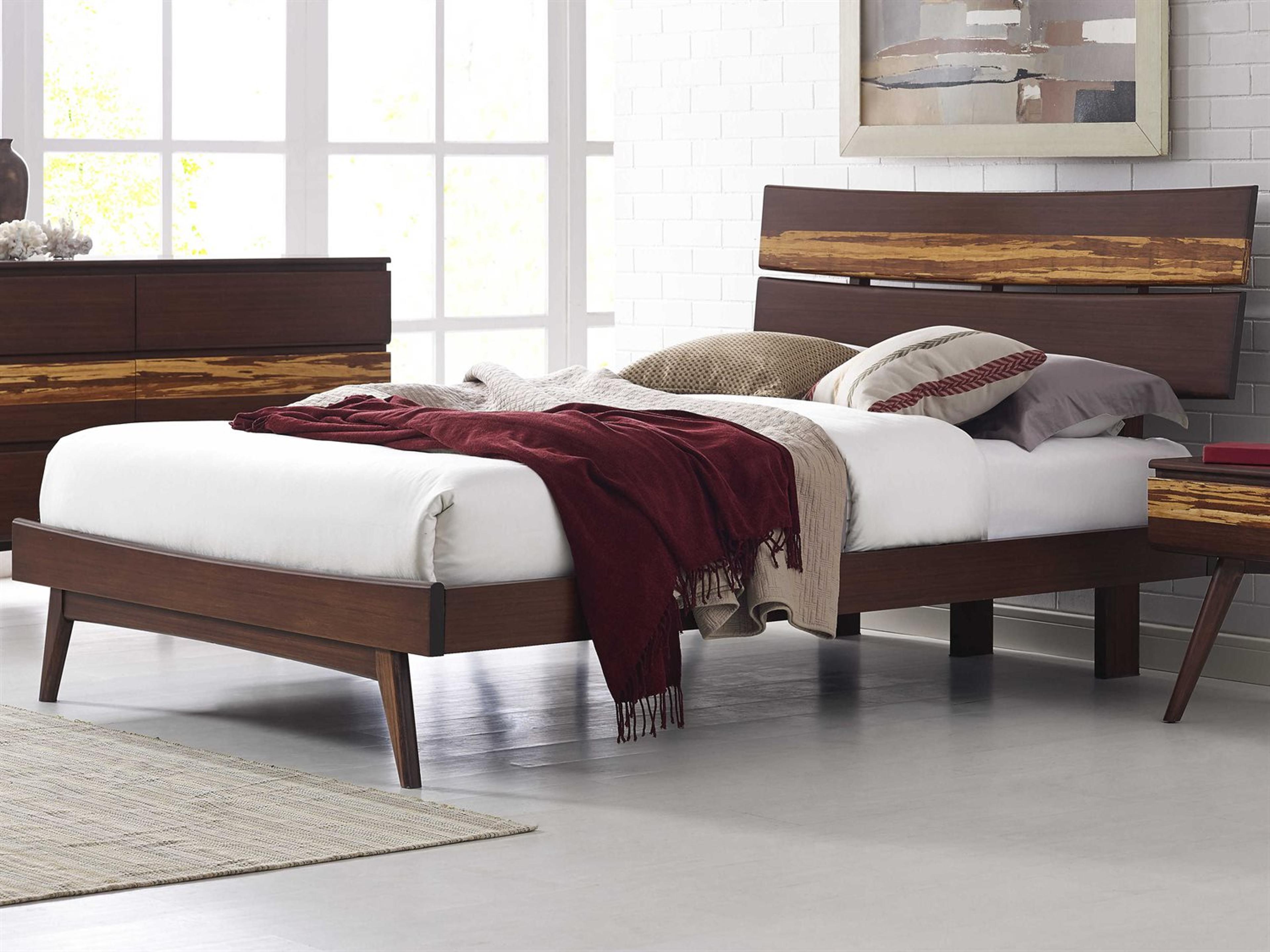 Greenington Azara Sable Brown Bamboo Wood Queen Platform Bed