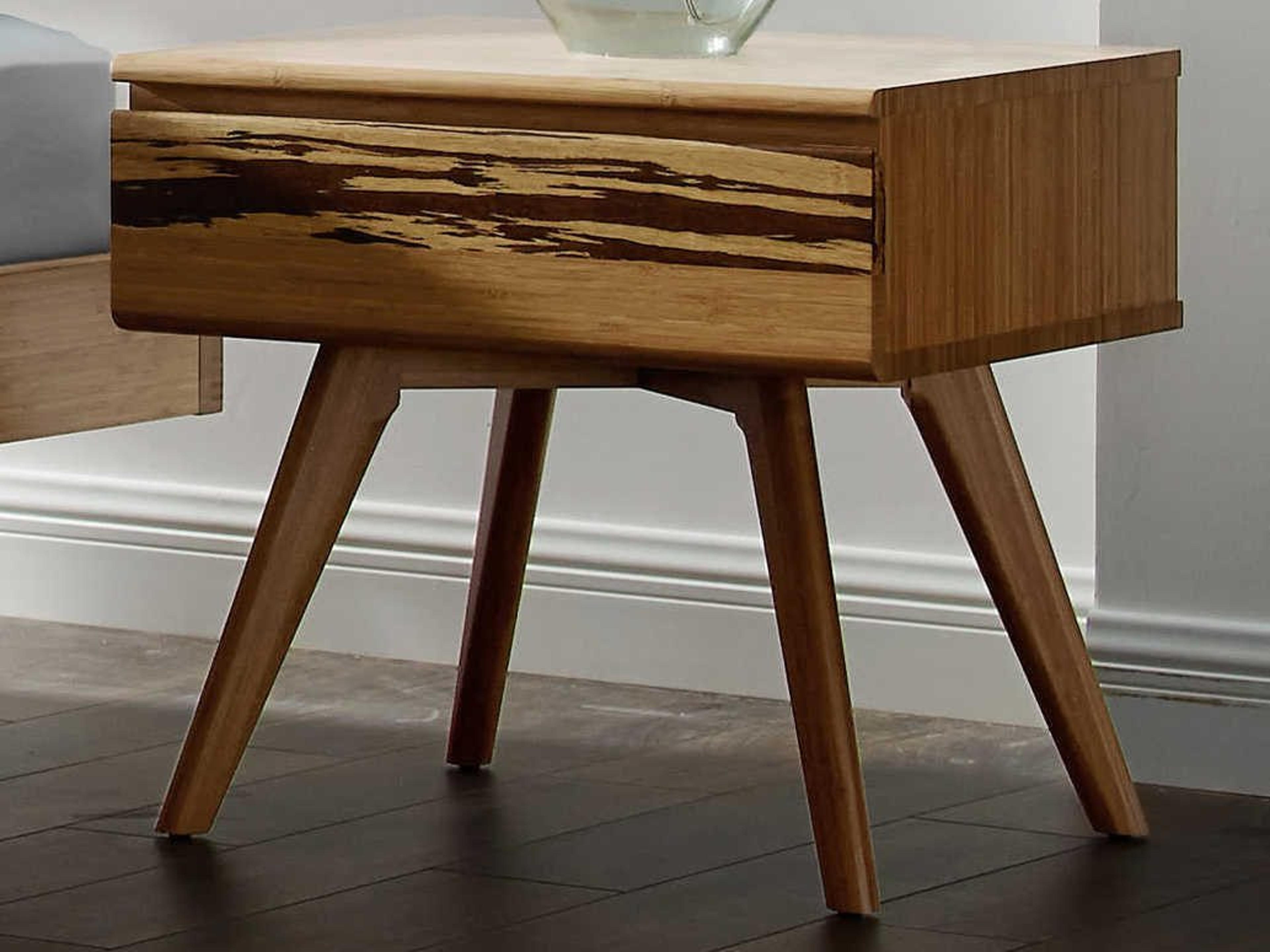 Greenington Azara 1-Drawer Beige Bamboo Wood Nightstand