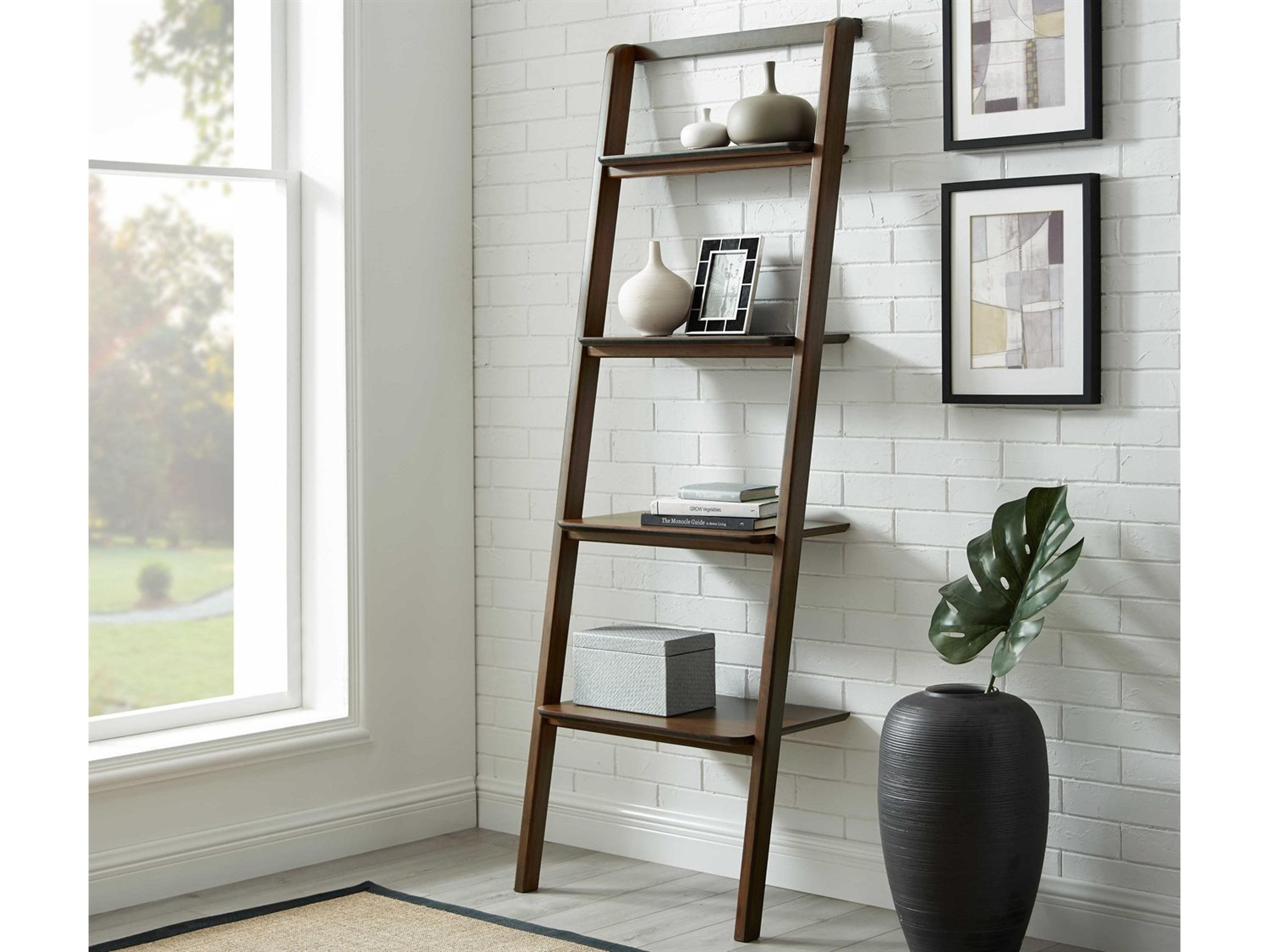 Greenington Currant Black Walnut Leaning Shelf