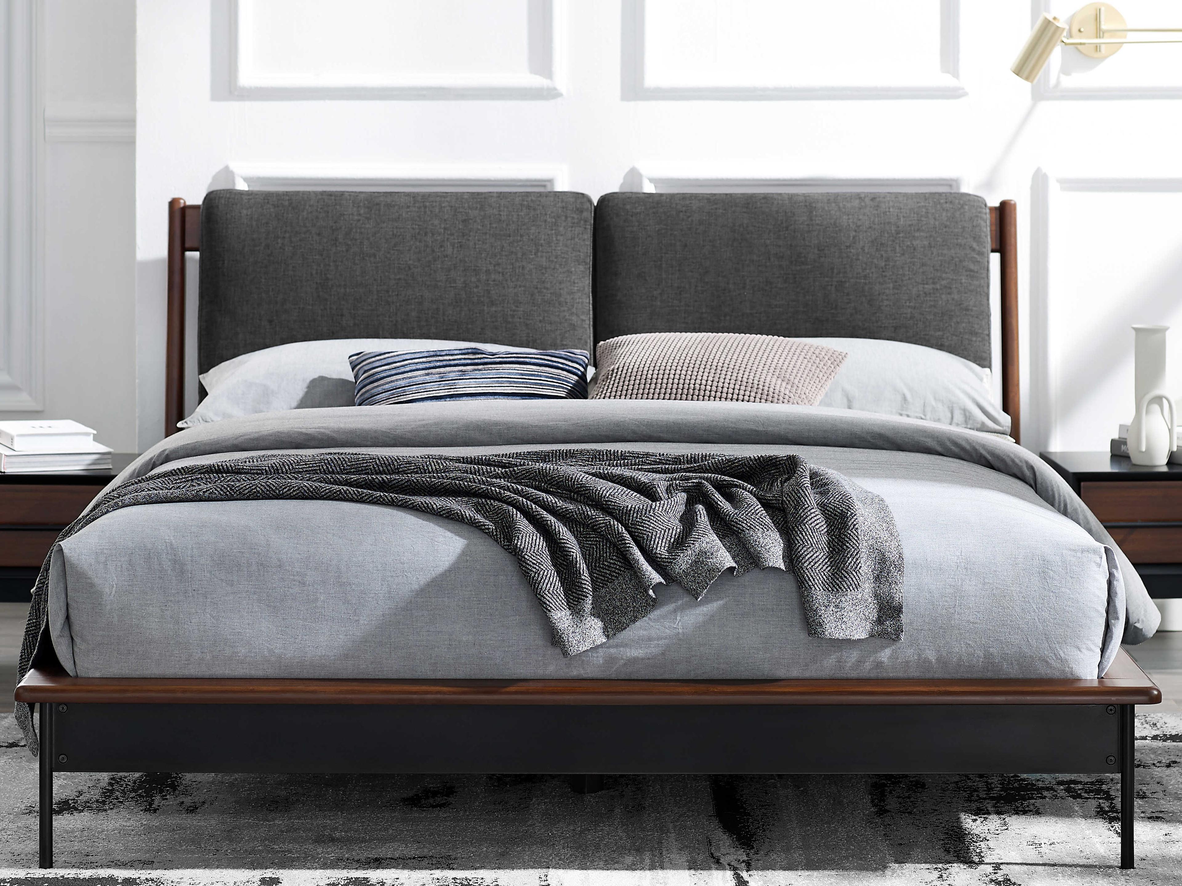 Greenington Park Avenue Ruby Brown Bamboo Wood Queen Platform Bed