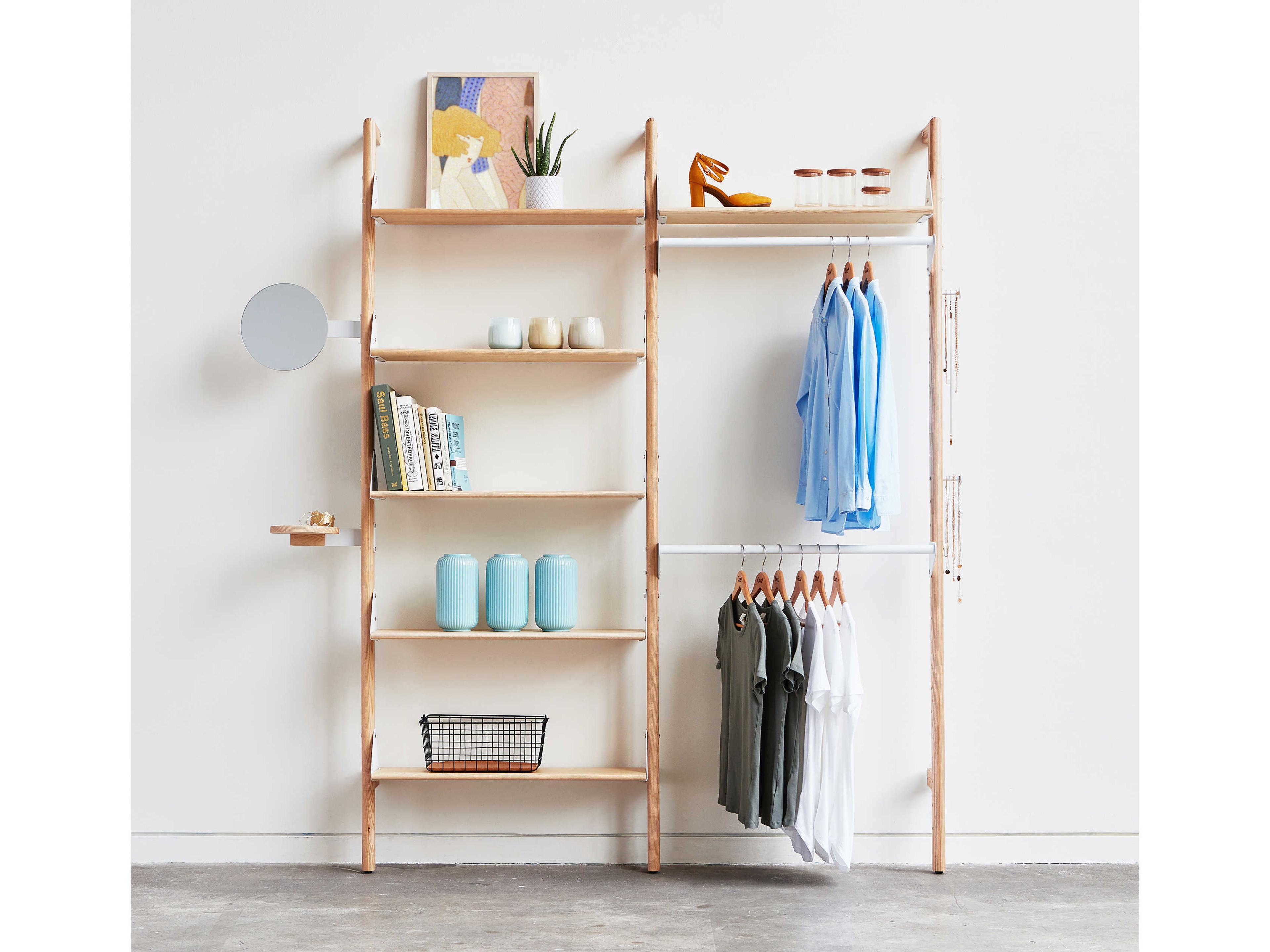 Gus* Modern Branch Ash Blonde / White Display Unit