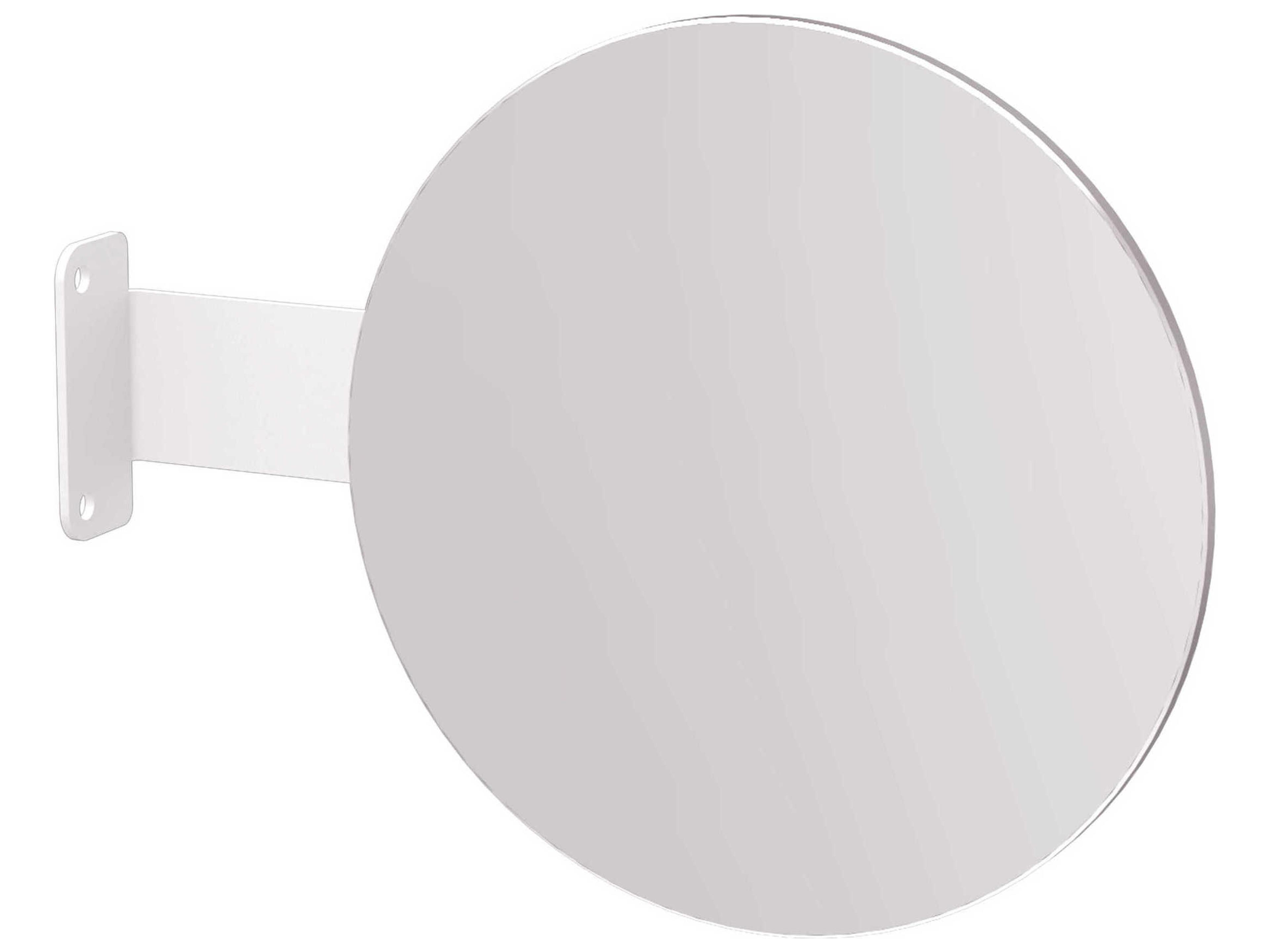 Branch Ash Blonde / White Side Bracket Mirror