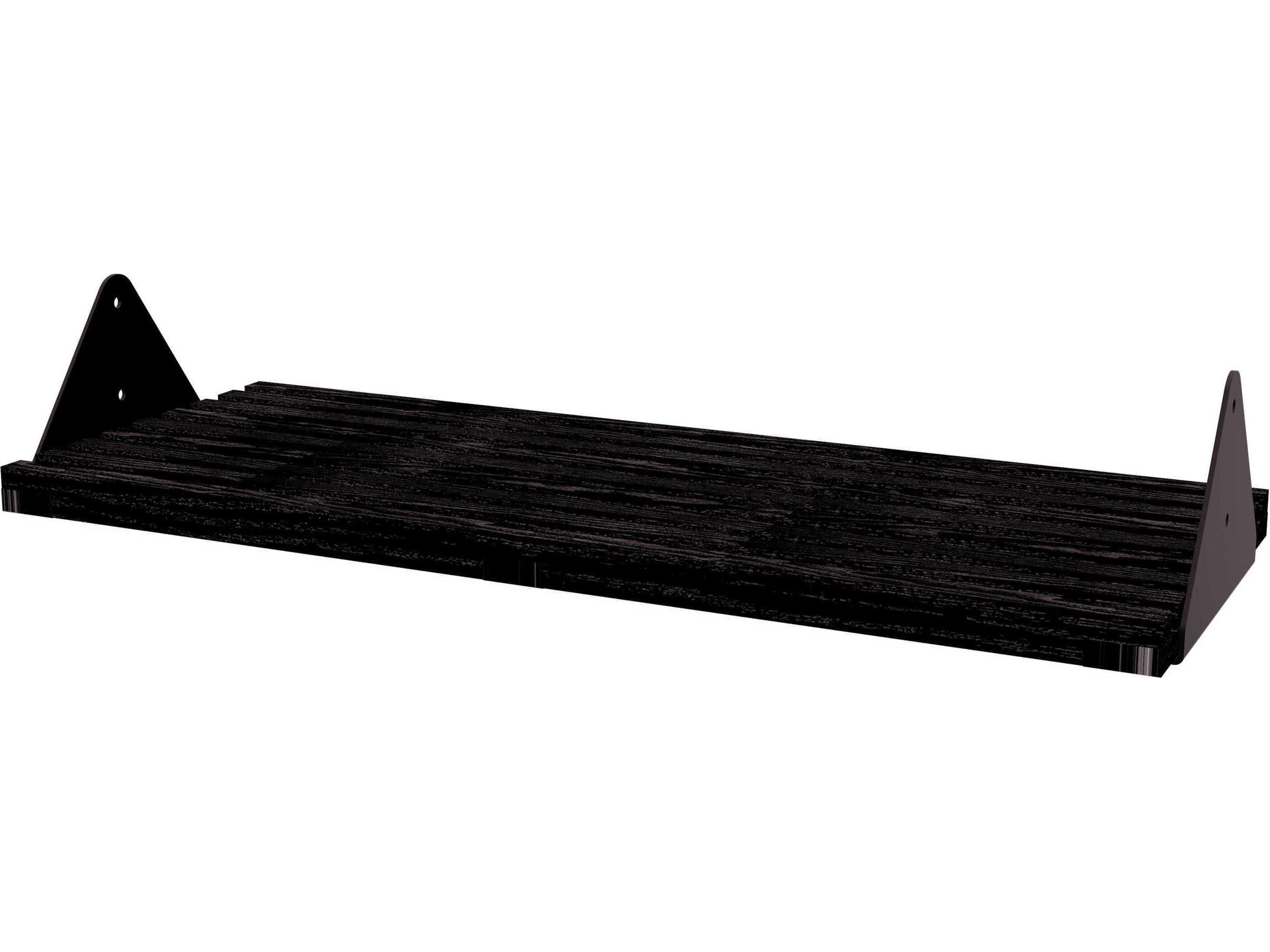Branch Ash Black Slatted Shelf