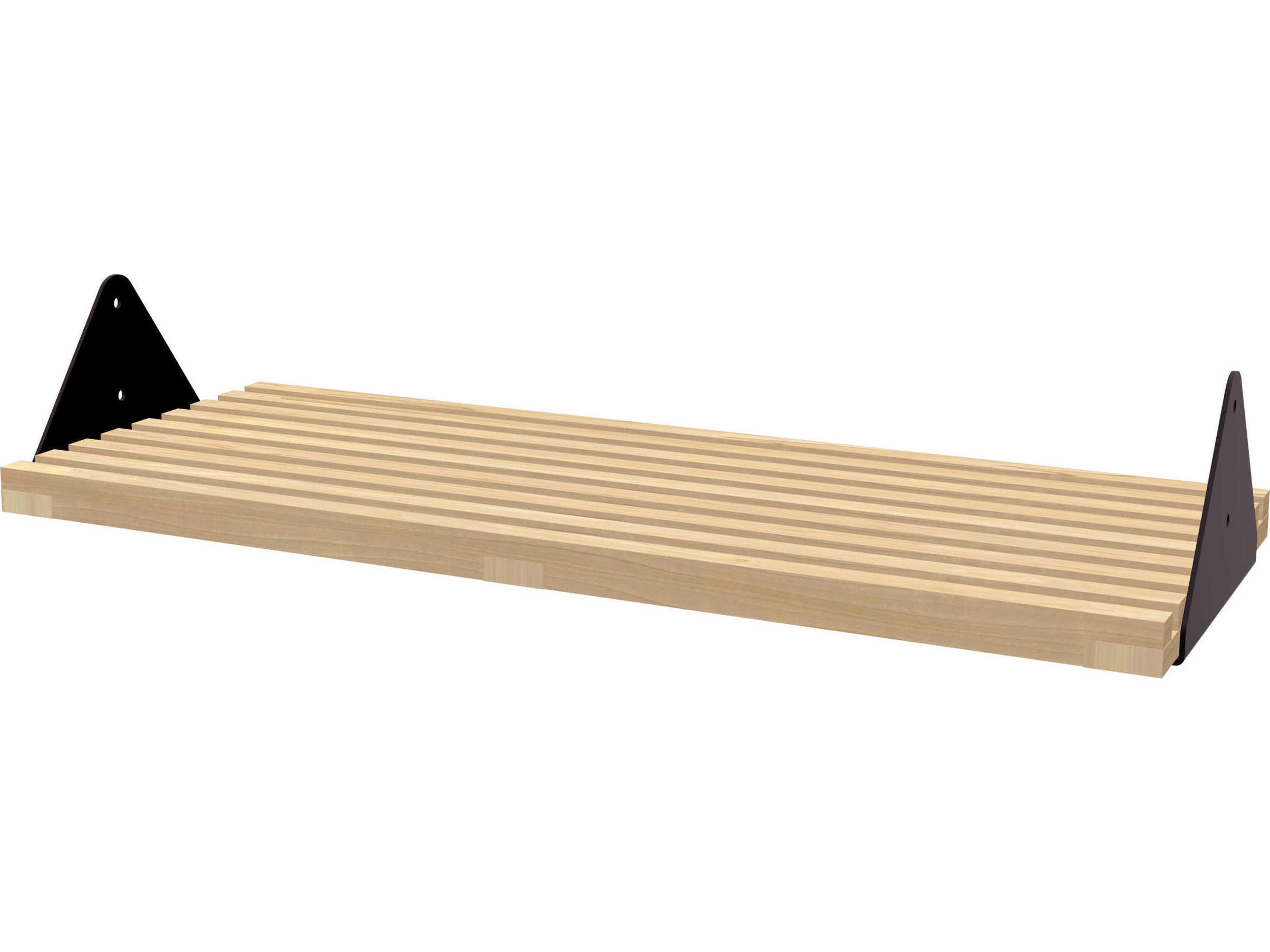 Branch Ash Blonde / Black Slatted Shelf
