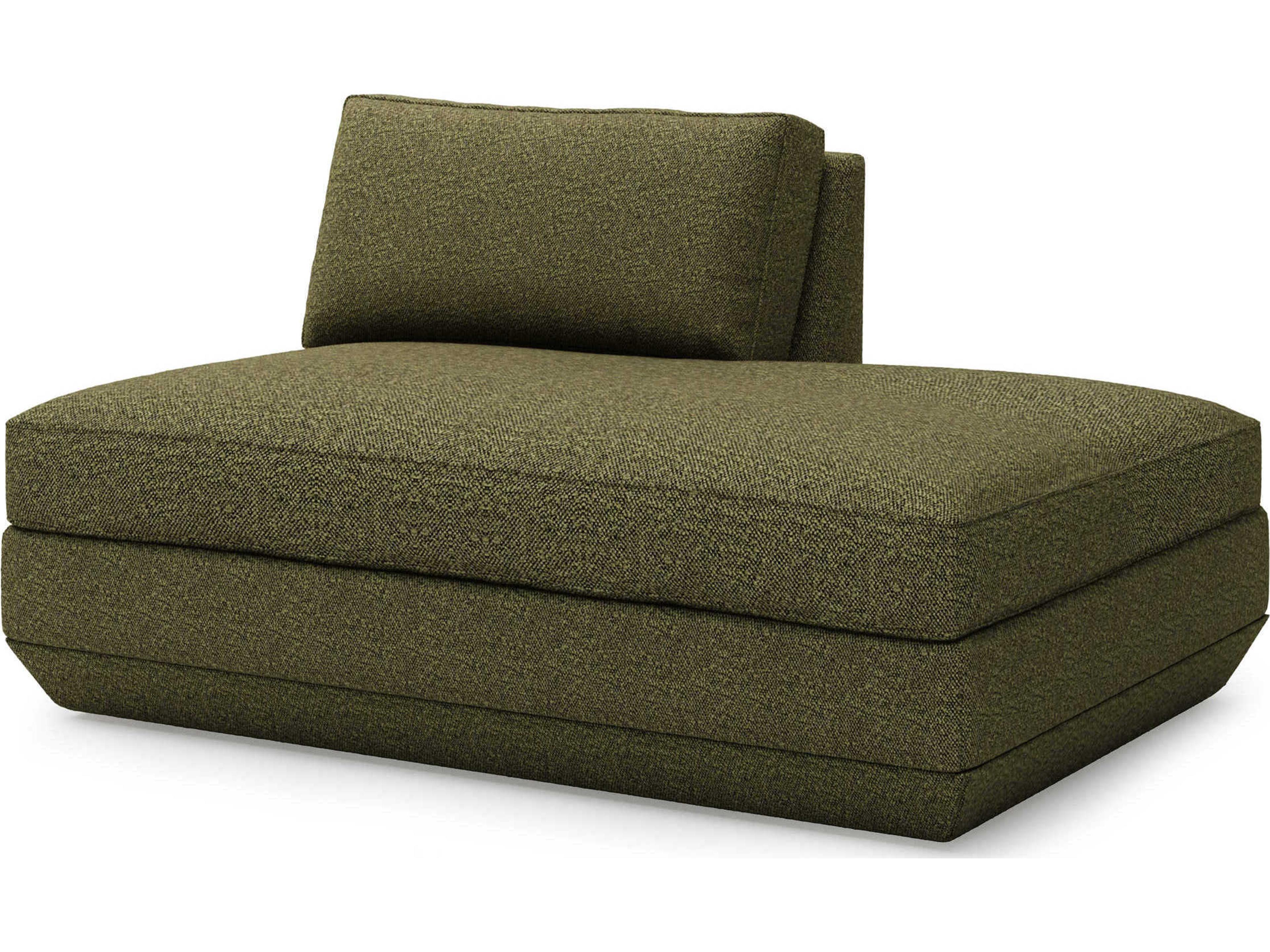 Podium Copenhagen Terra Green Upholstered Chaise