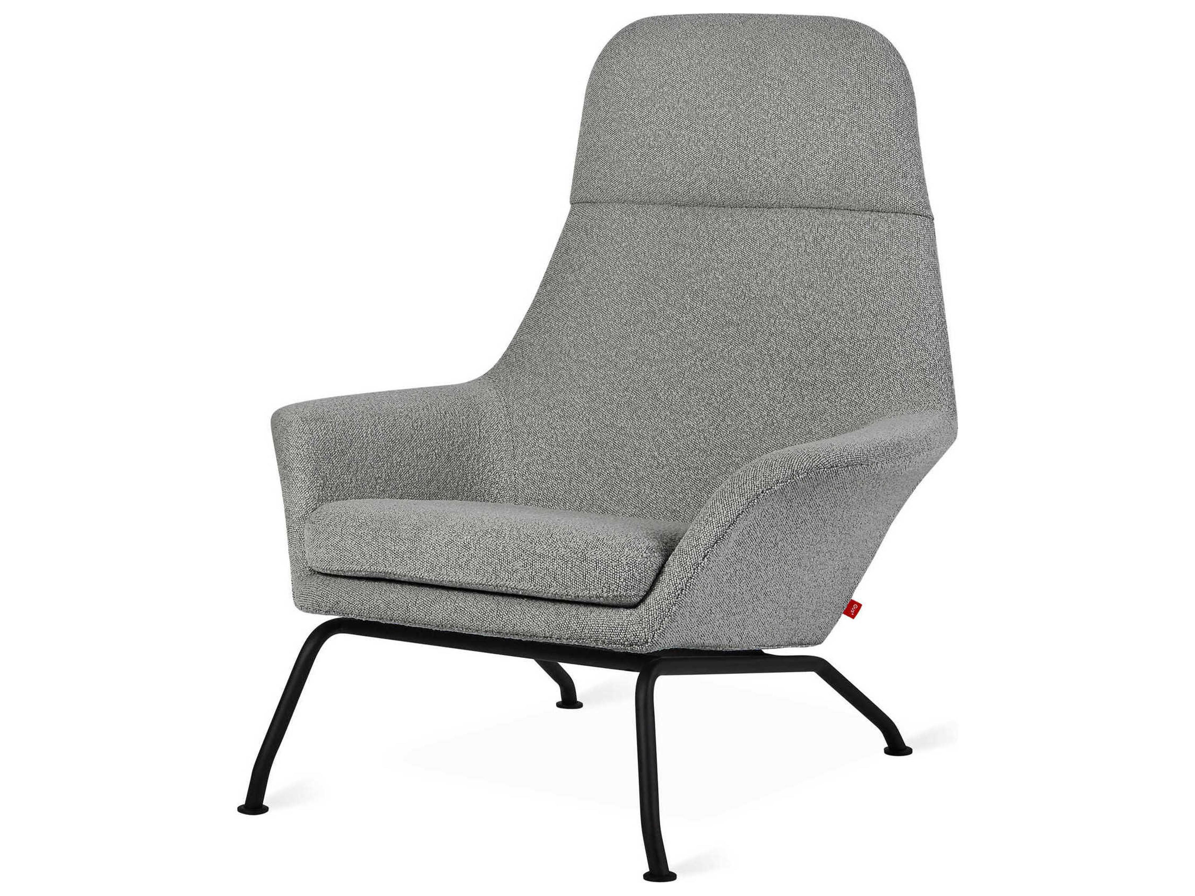 Tallinn Gray Fabric Accent Chair
