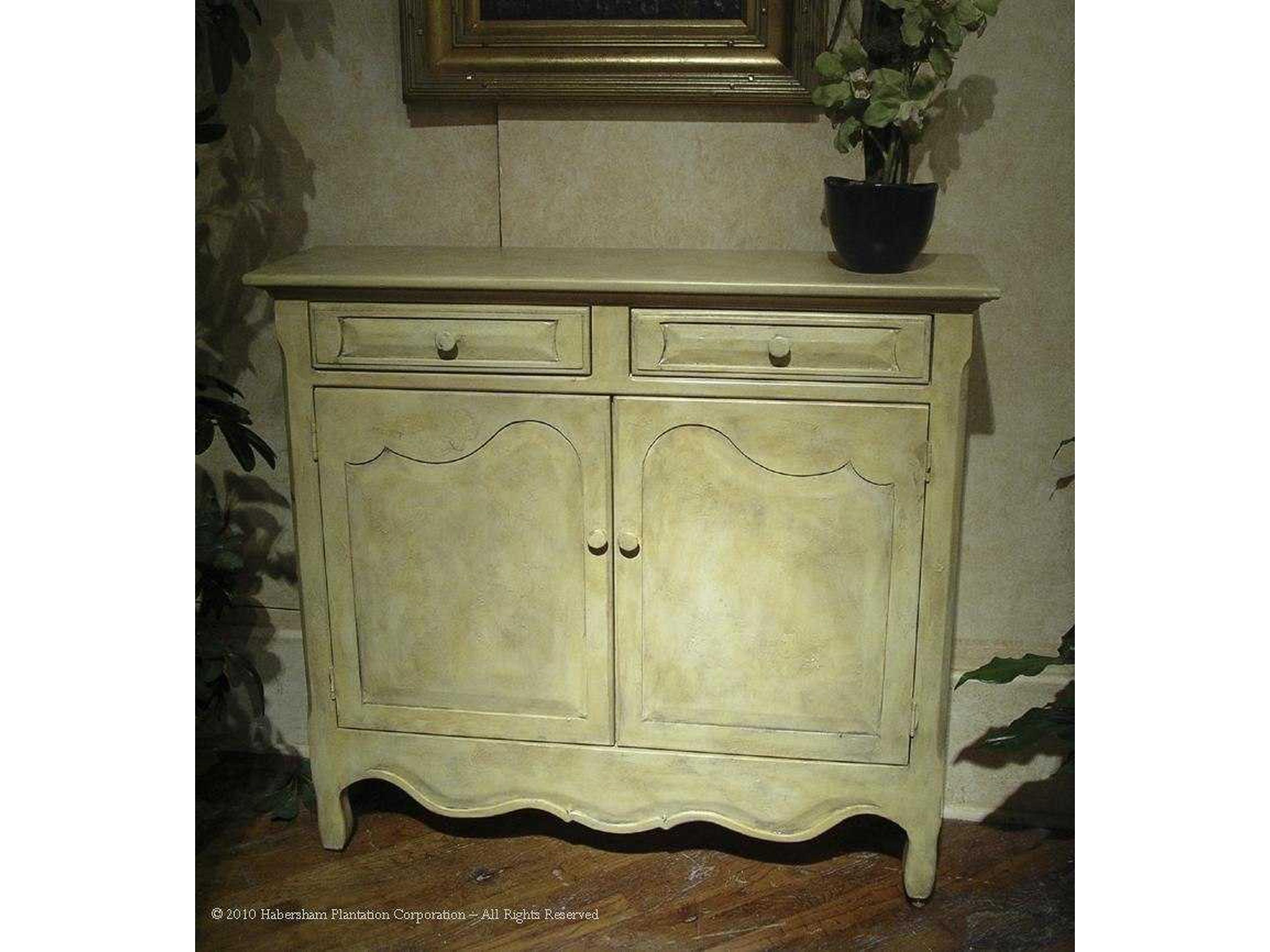 French Cottage White Accent Chest