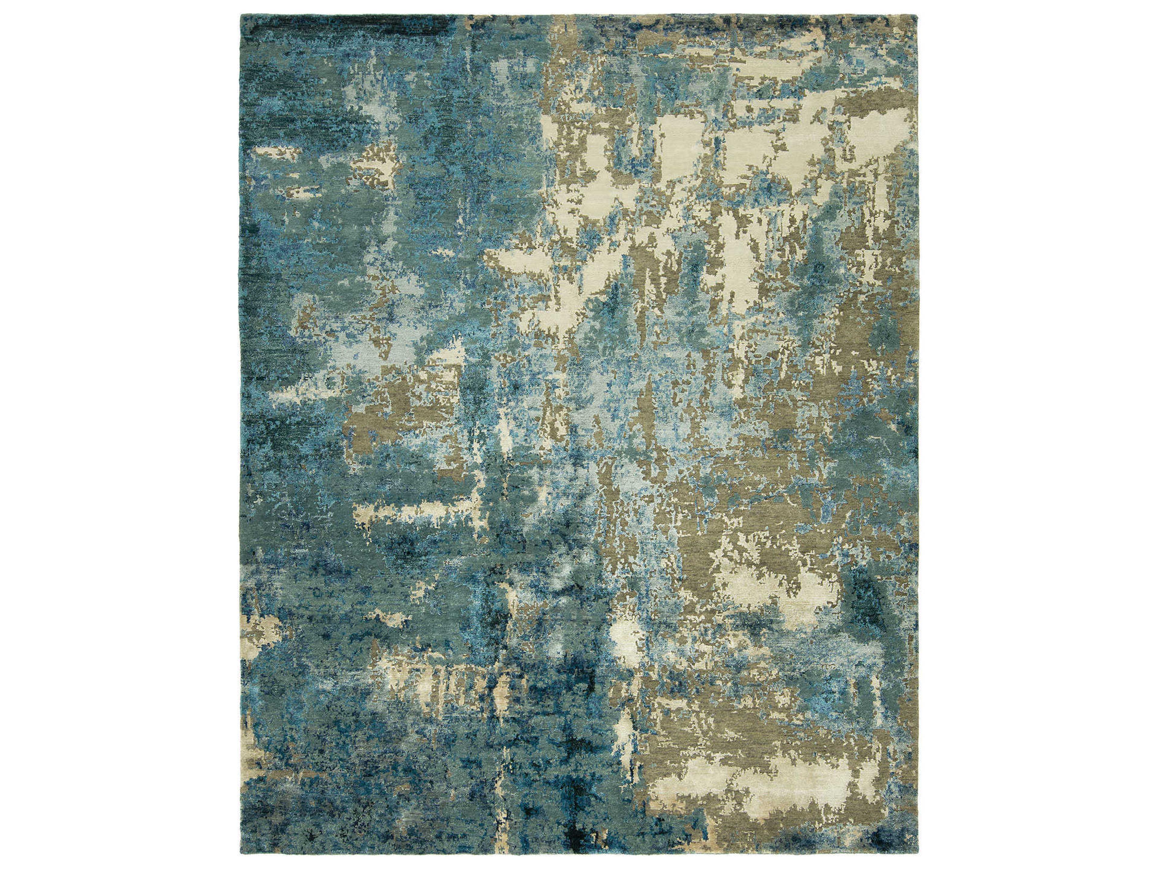Rosewood Abstract Area Rug