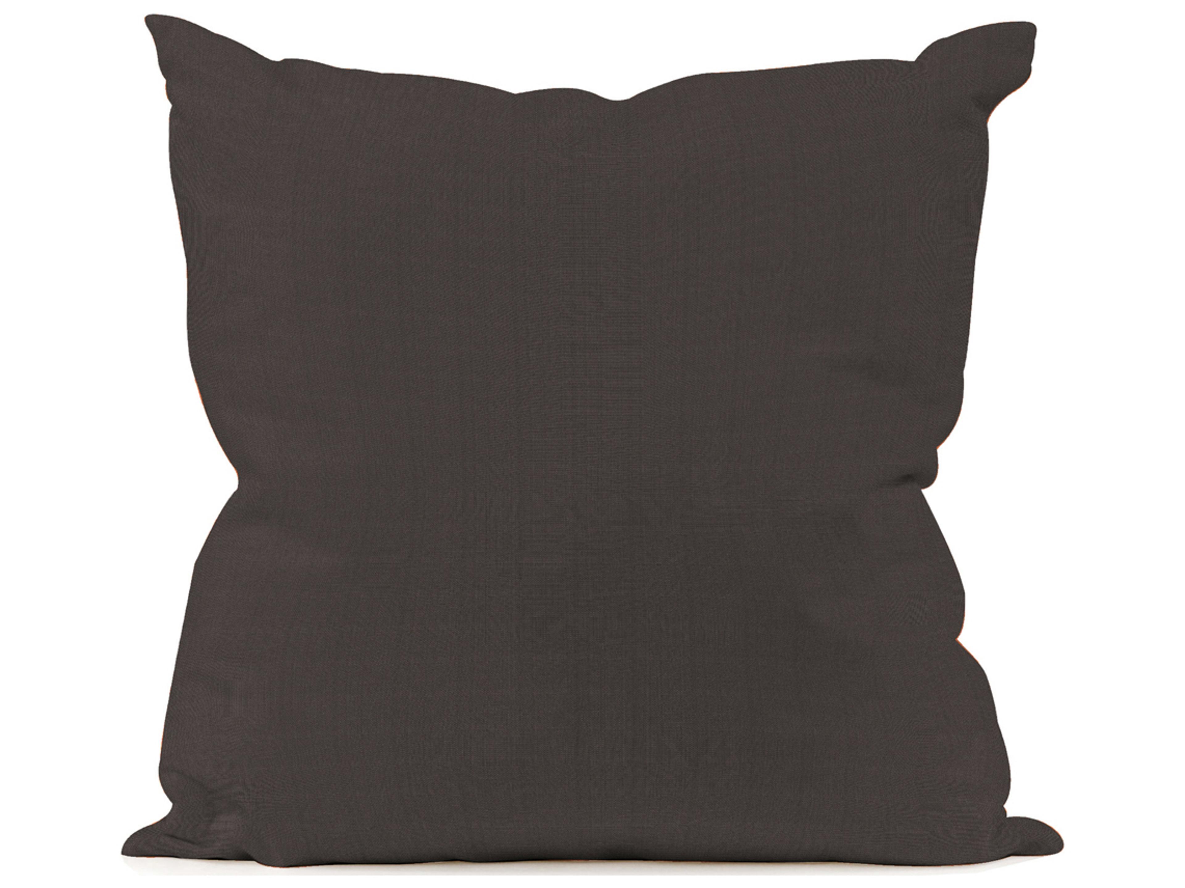 Patio Seascape Charcoal Pillow