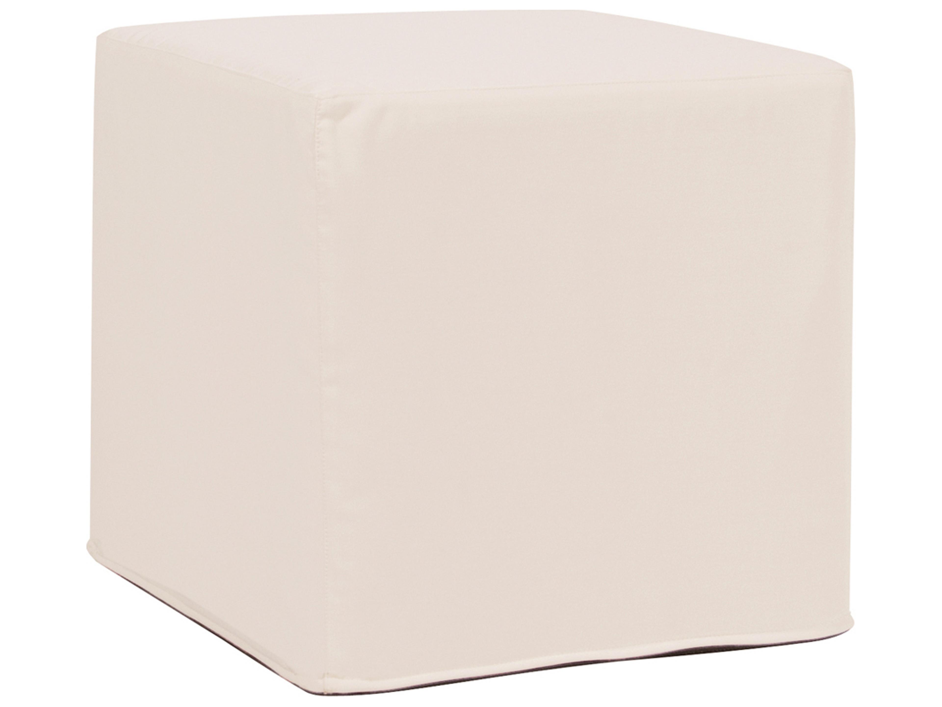 Patio Seascape Sand Fabric Cushion Ottoman