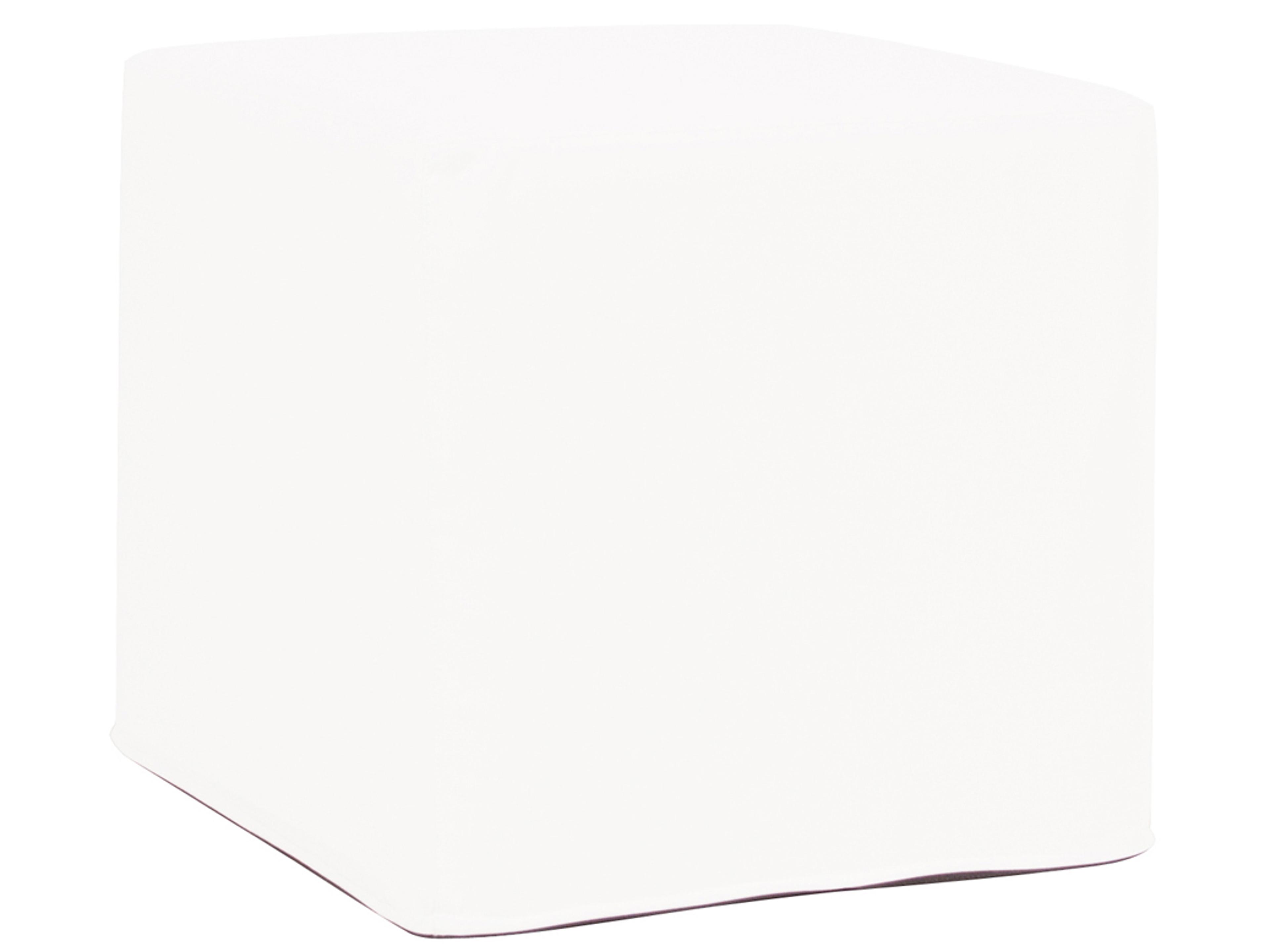 Patio Seascape Natural Fabric Cushion Ottoman