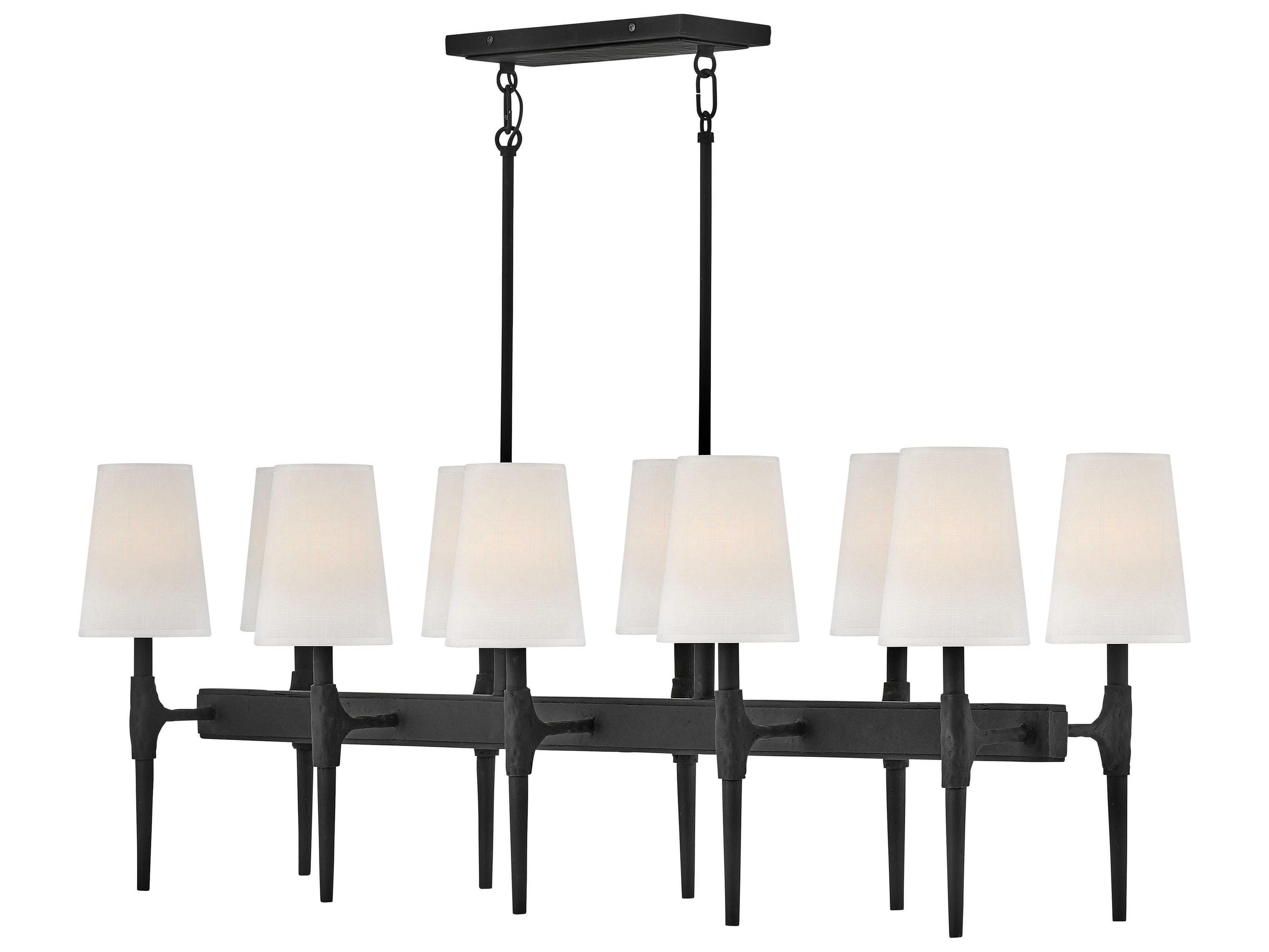 Beaumont 10-Light Black Empire Island Pendant