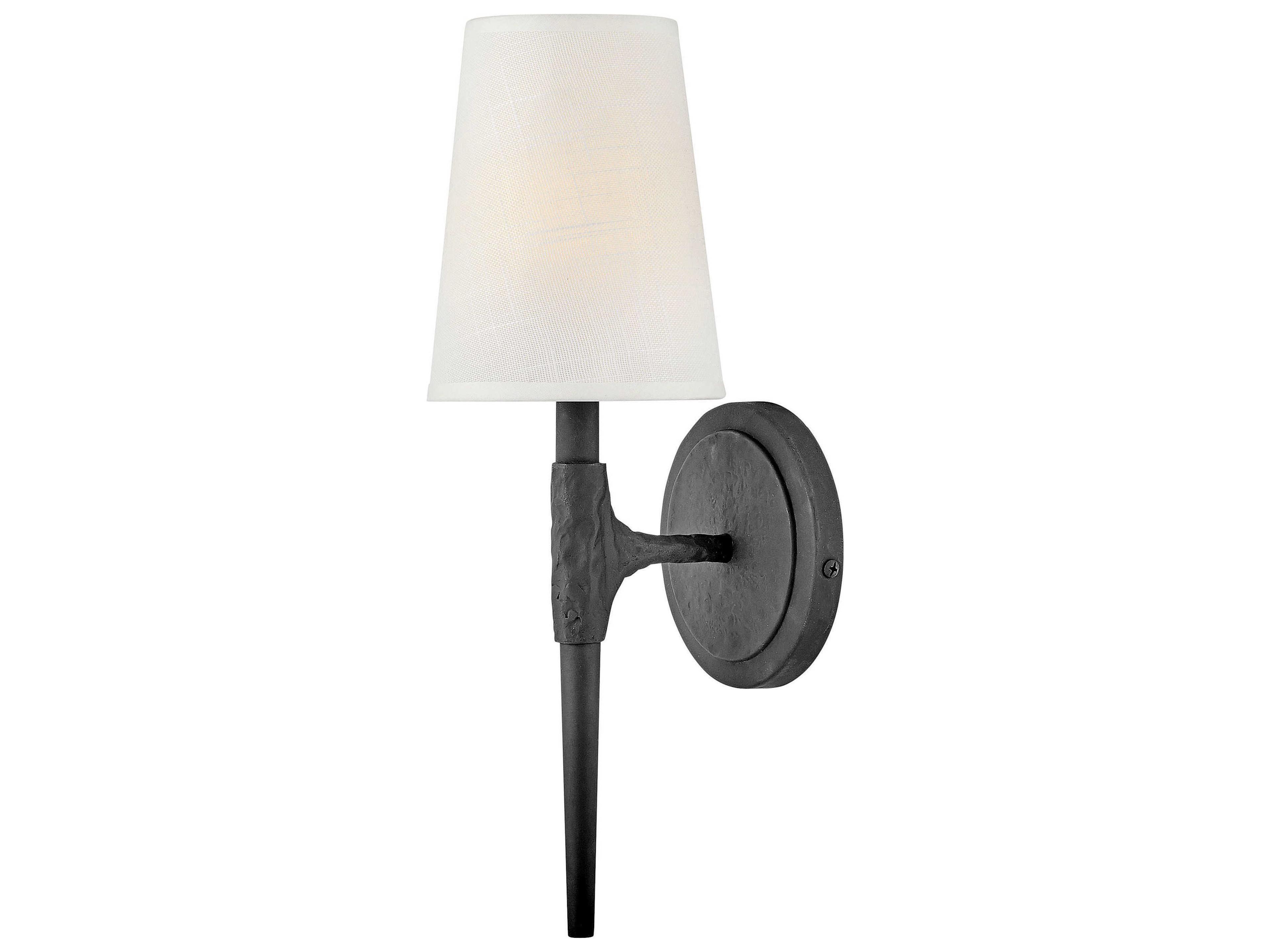 Beaumont 1-Light Black Wall Sconce